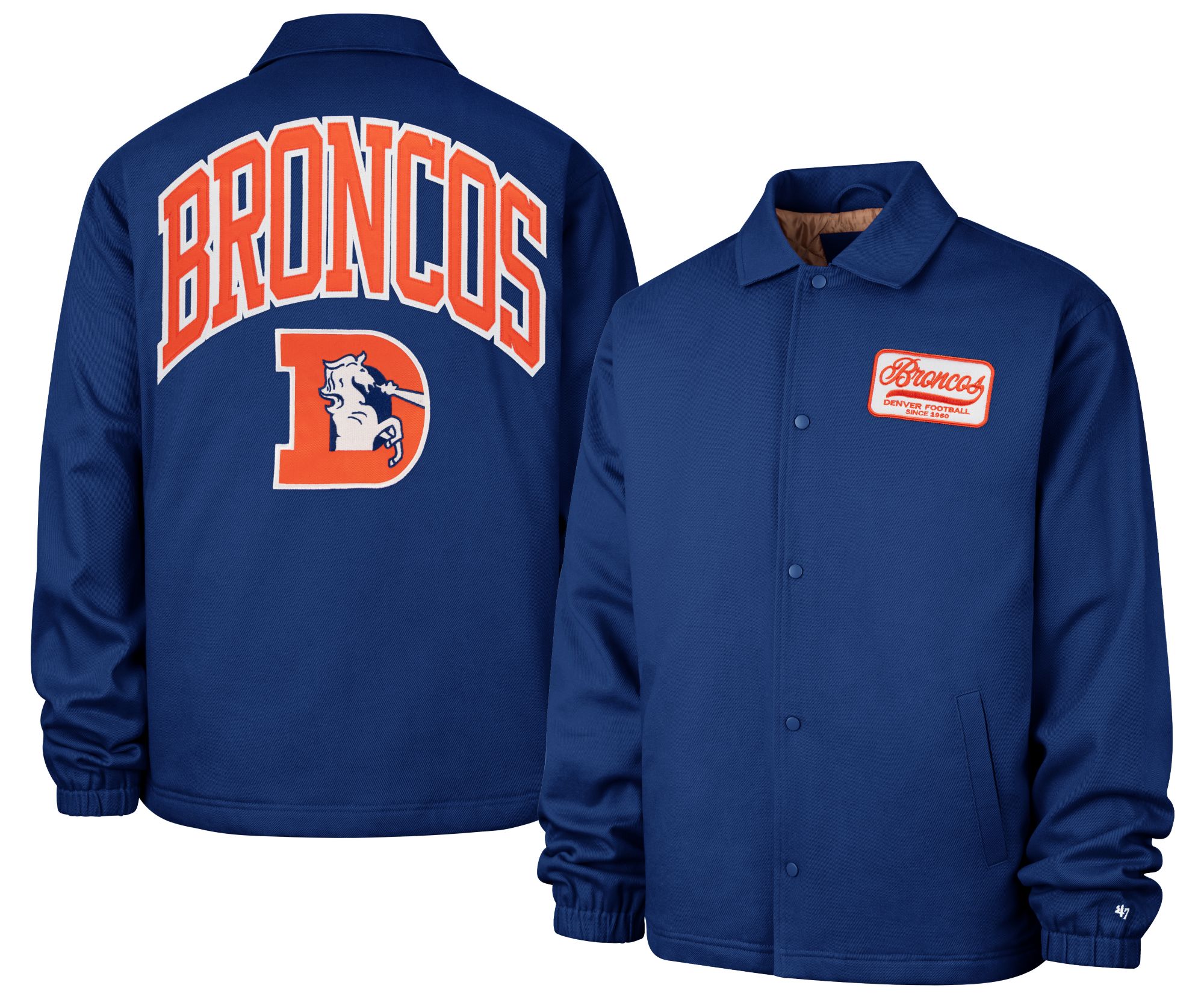 '47 Men's Denver Broncos Retread Coaches Jacket