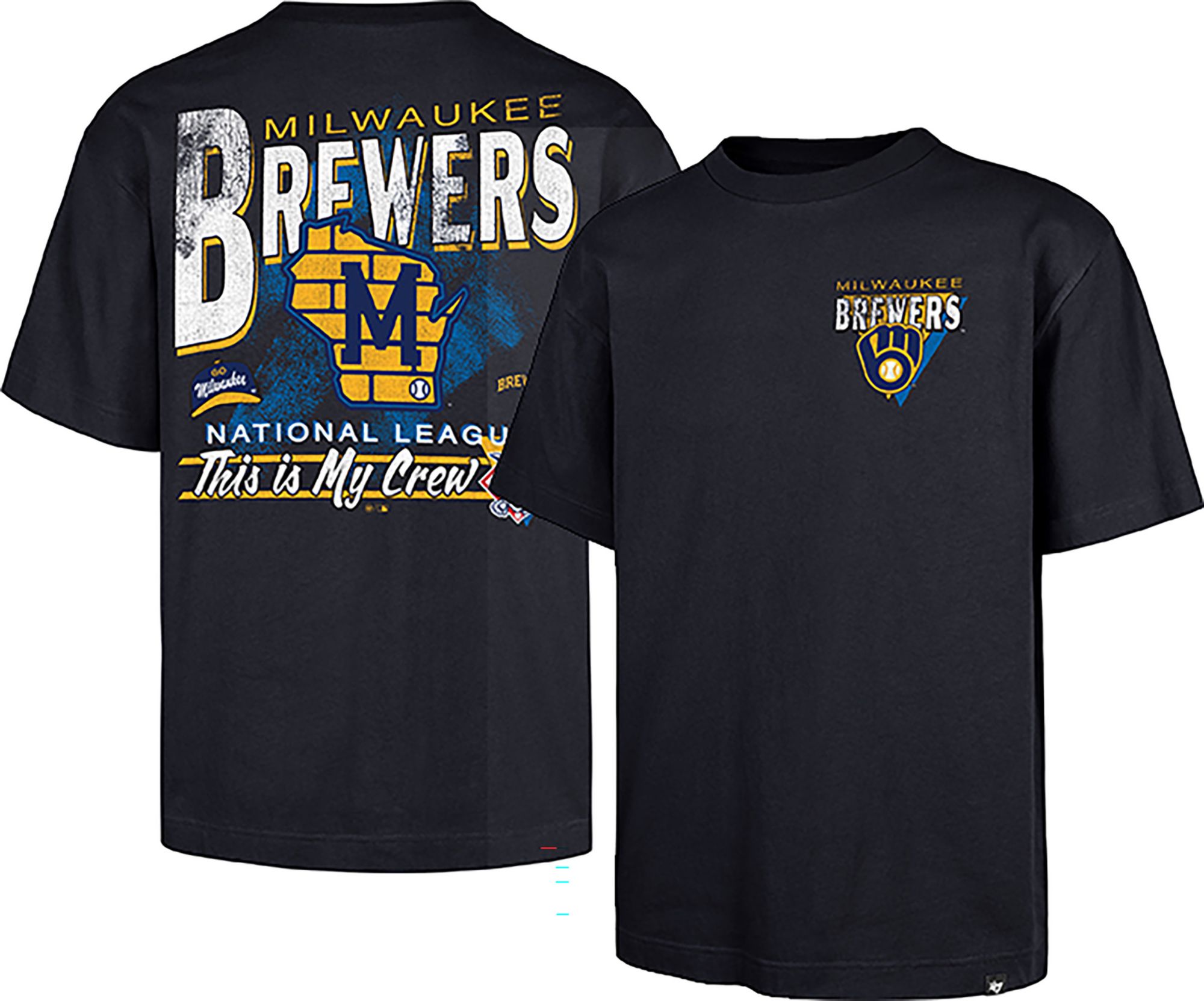 '47 Men's Milwaukee Brewers Under Bar Foundation T-Shirt