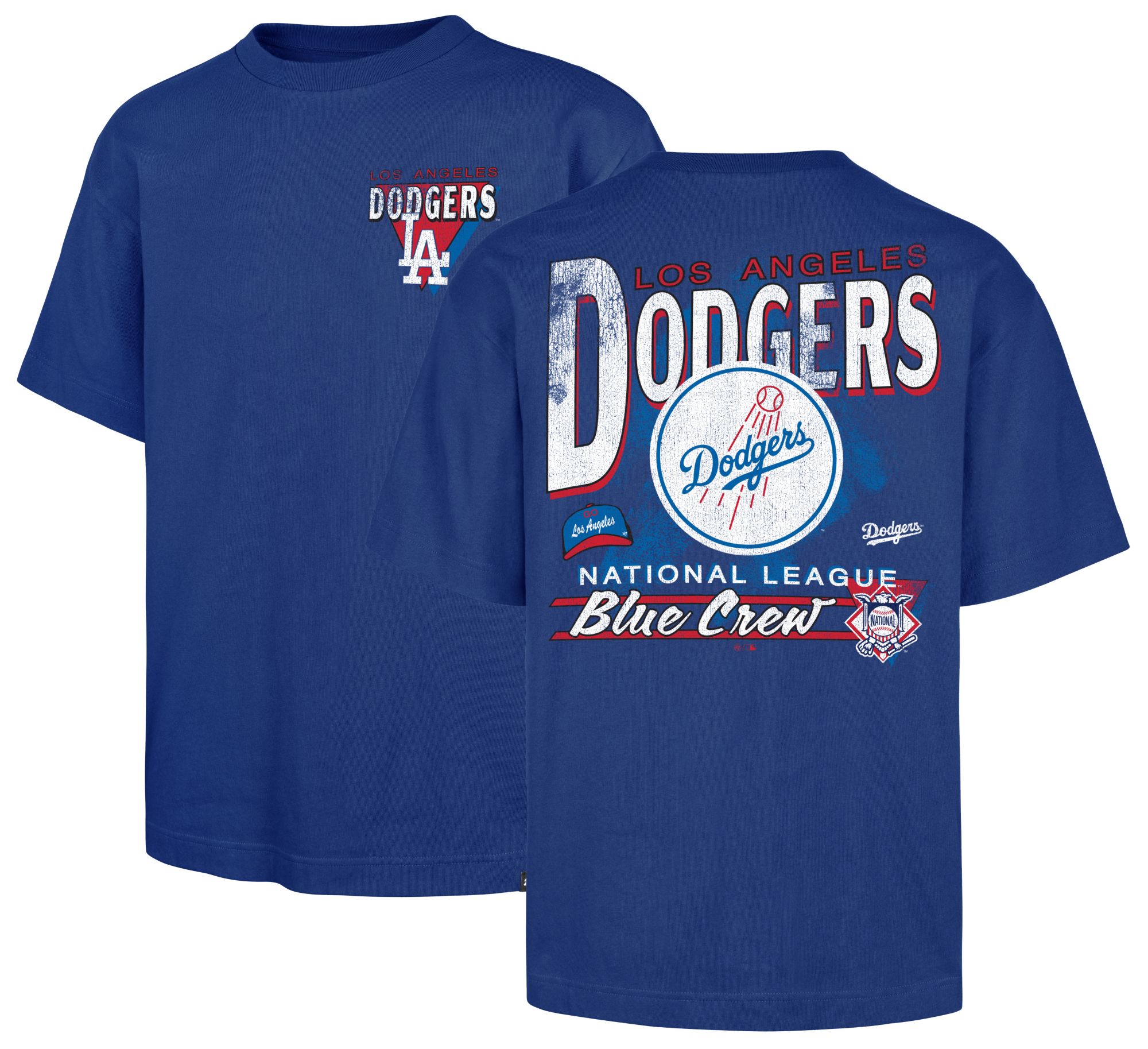 '47 Men's Los Angeles Dodgers Royal Under Bar Foundation T-Shirt