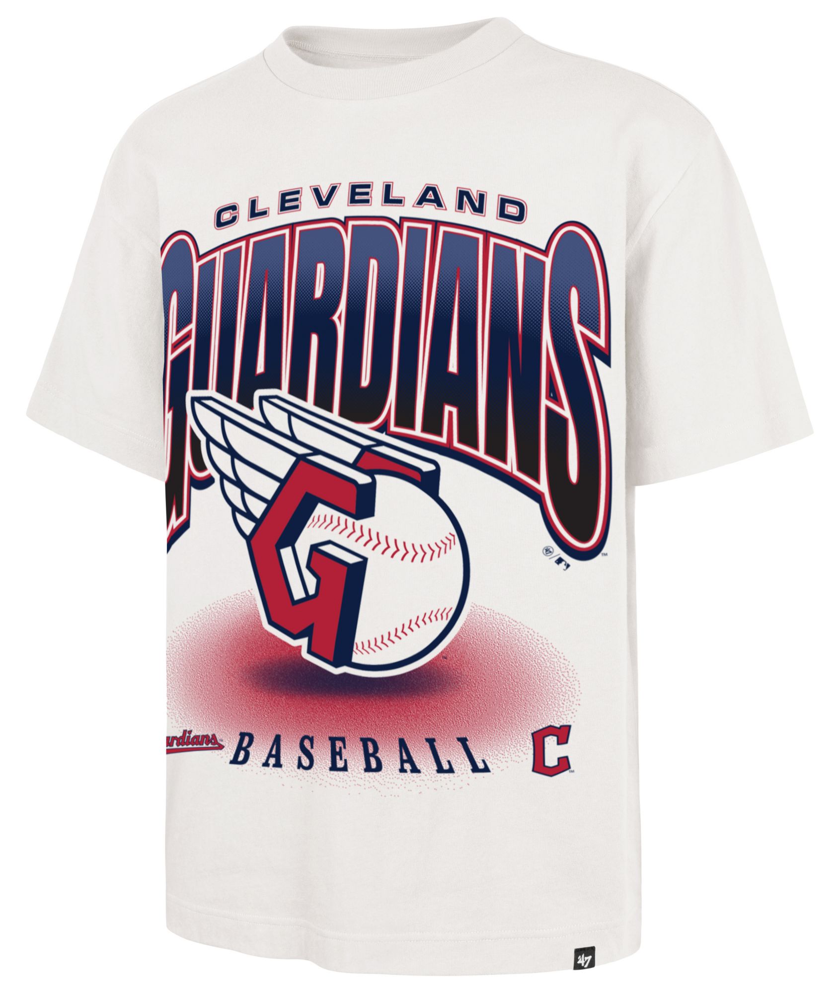 '47 Men's Cleveland Guardians White Flex Foundation T-Shirt