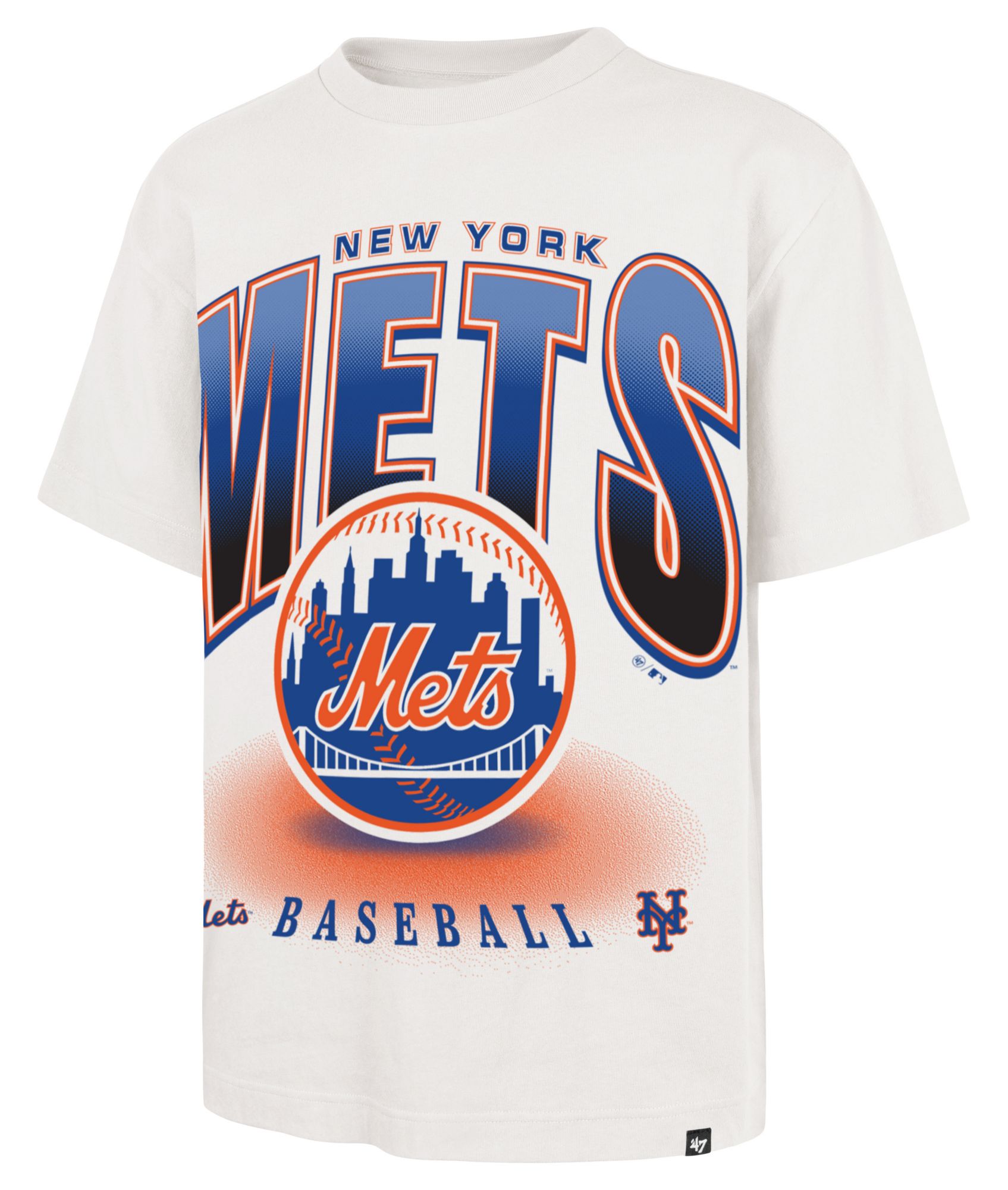 '47 Men's New York Mets White Flex Foundation T-Shirt