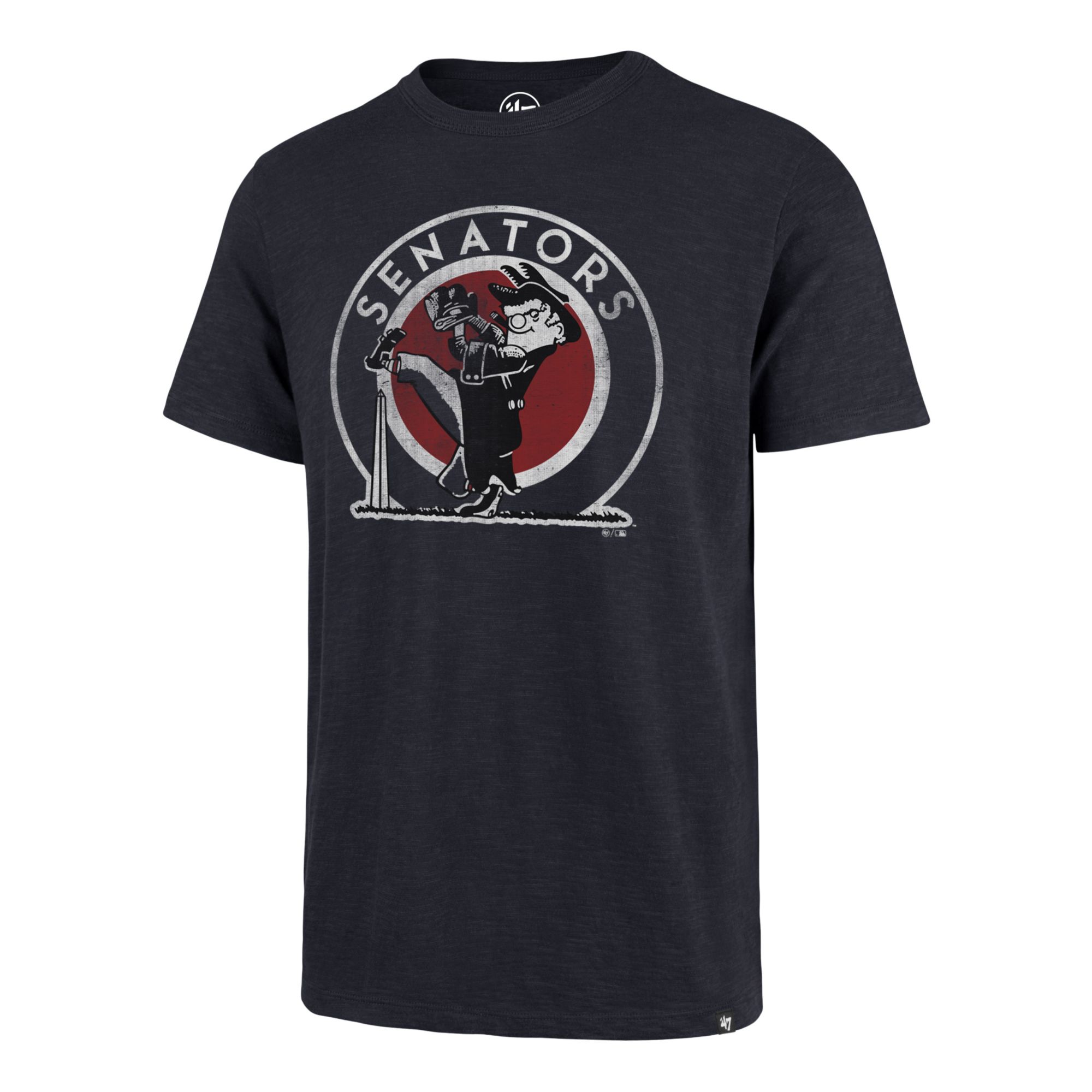 '47 Men's Washington Senators Navy Grit Vintage Scrum T-Shirt