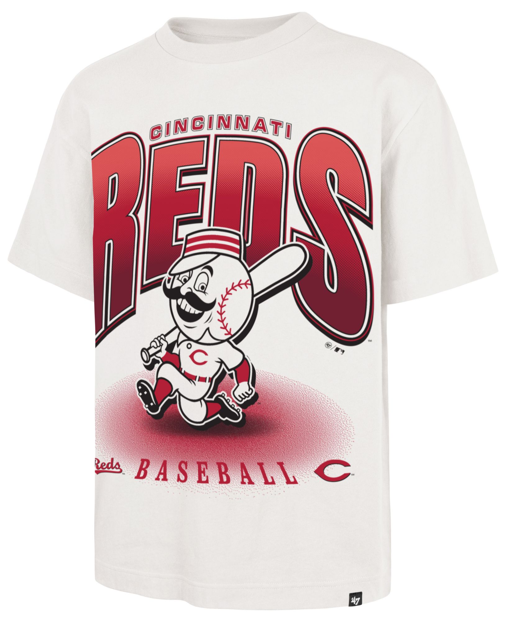 '47 Men's Cincinnati Reds White Flex Foundation T-Shirt