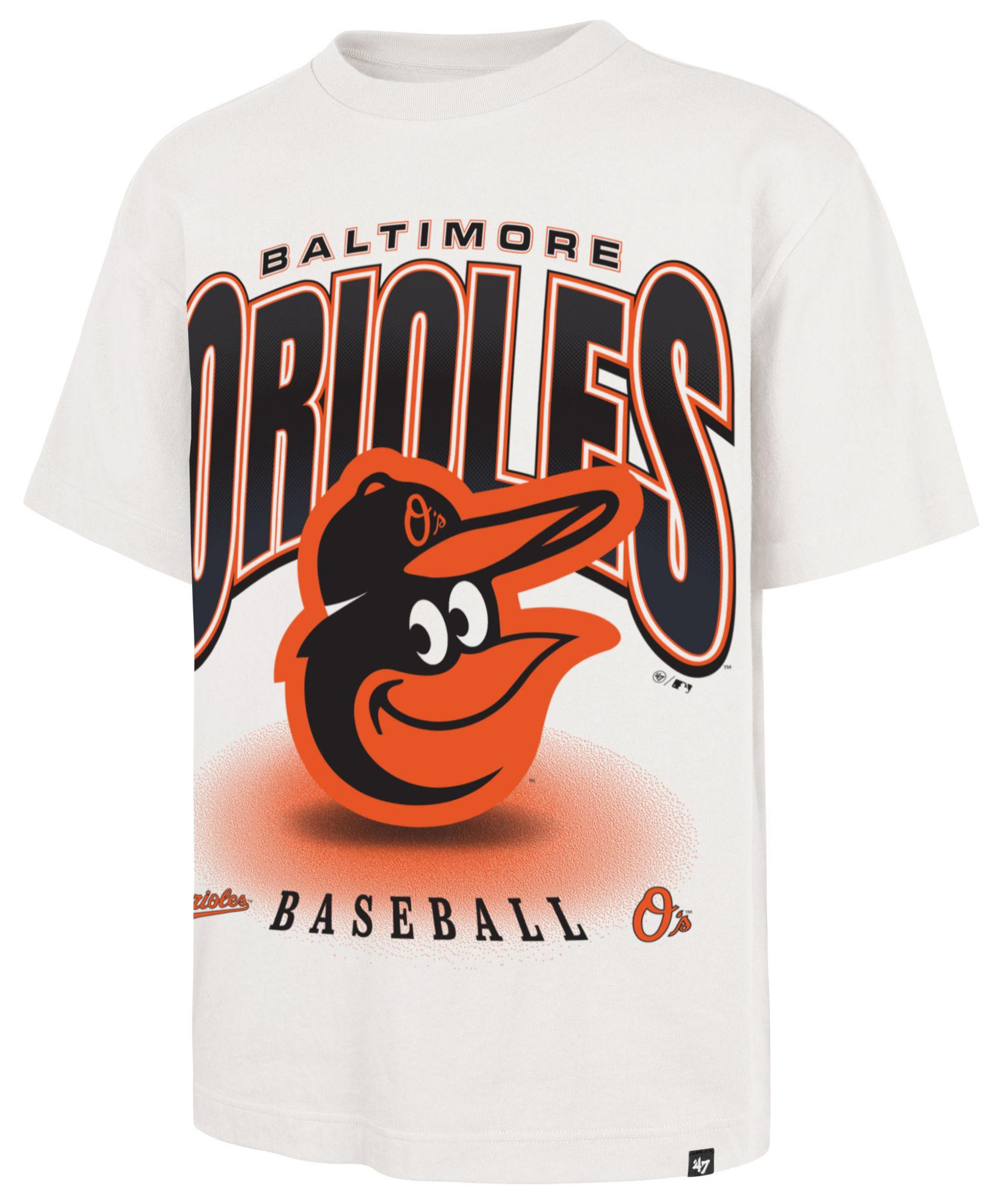 '47 Men's Baltimore Orioles White Team Flex Foundation T-Shirt