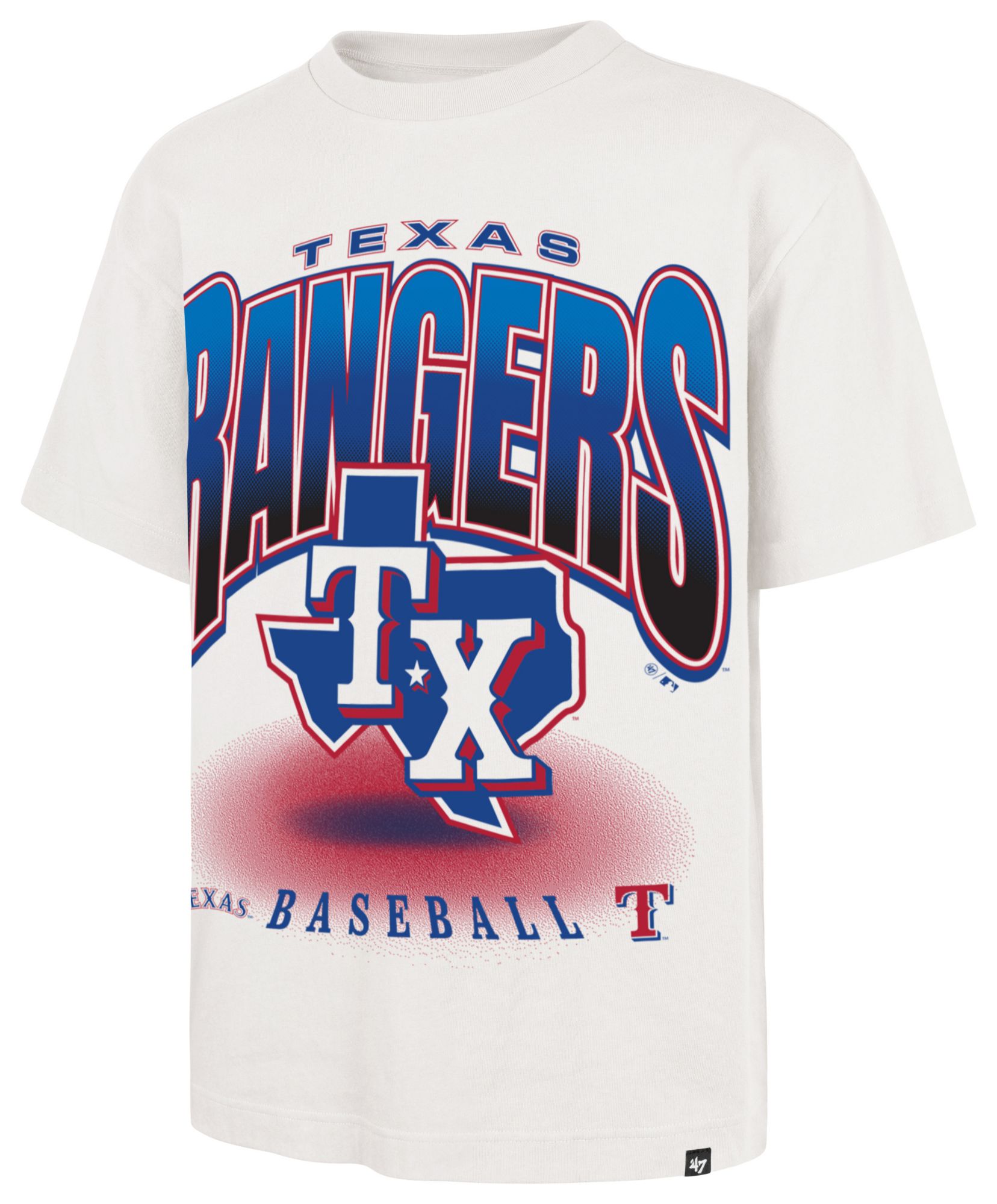 '47 Men's Texas Rangers White Flex Foundation T-Shirt