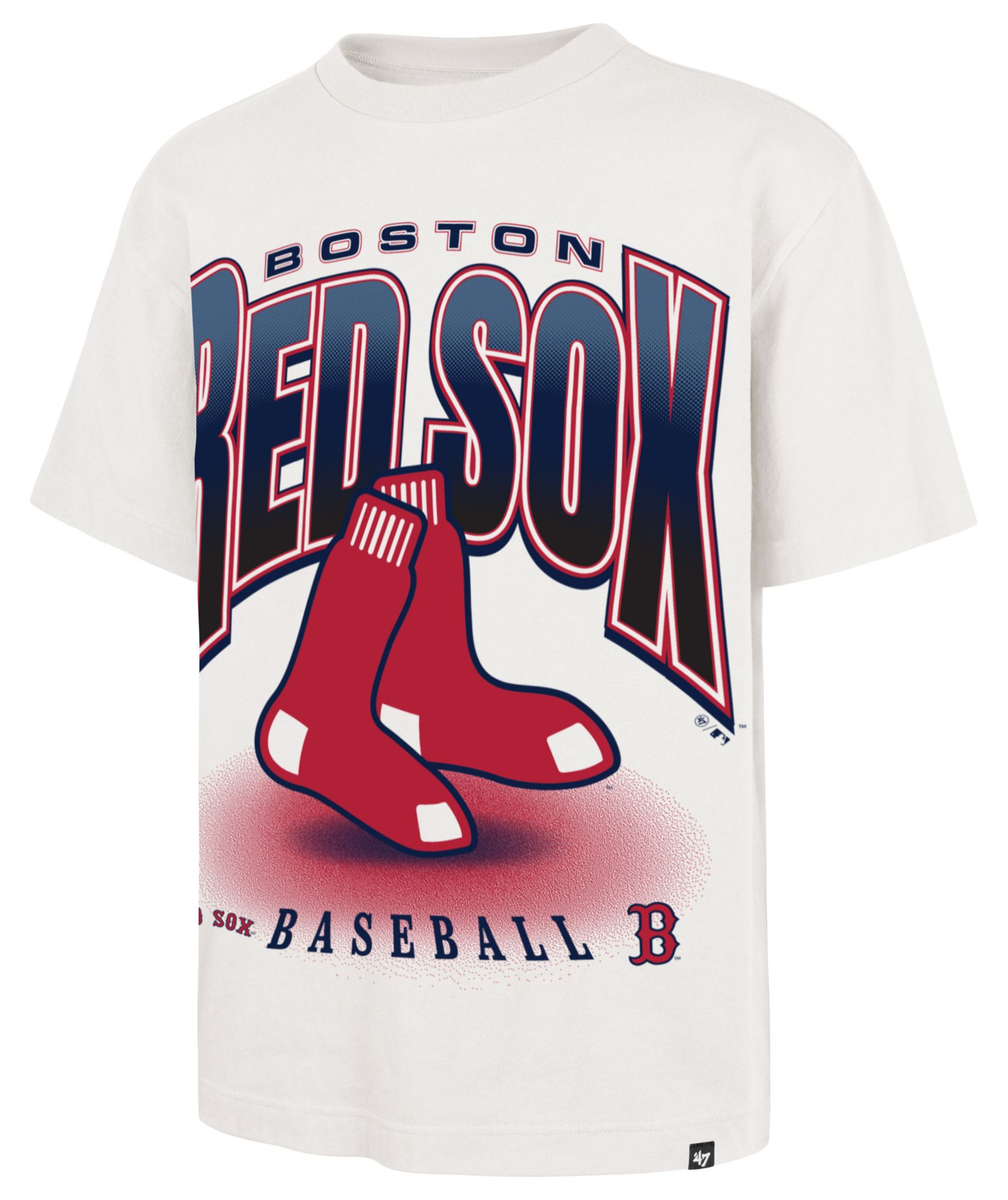 '47 Men's Boston Red Sox White Team Flex Foundation T-Shirt