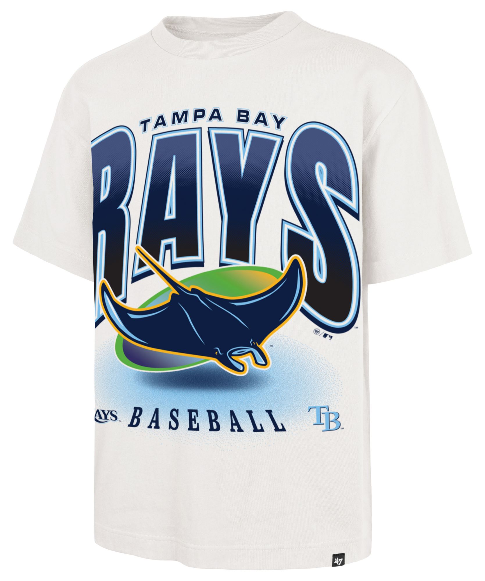 '47 Men's Tampa Bay Rays White Flex Foundation T-Shirt
