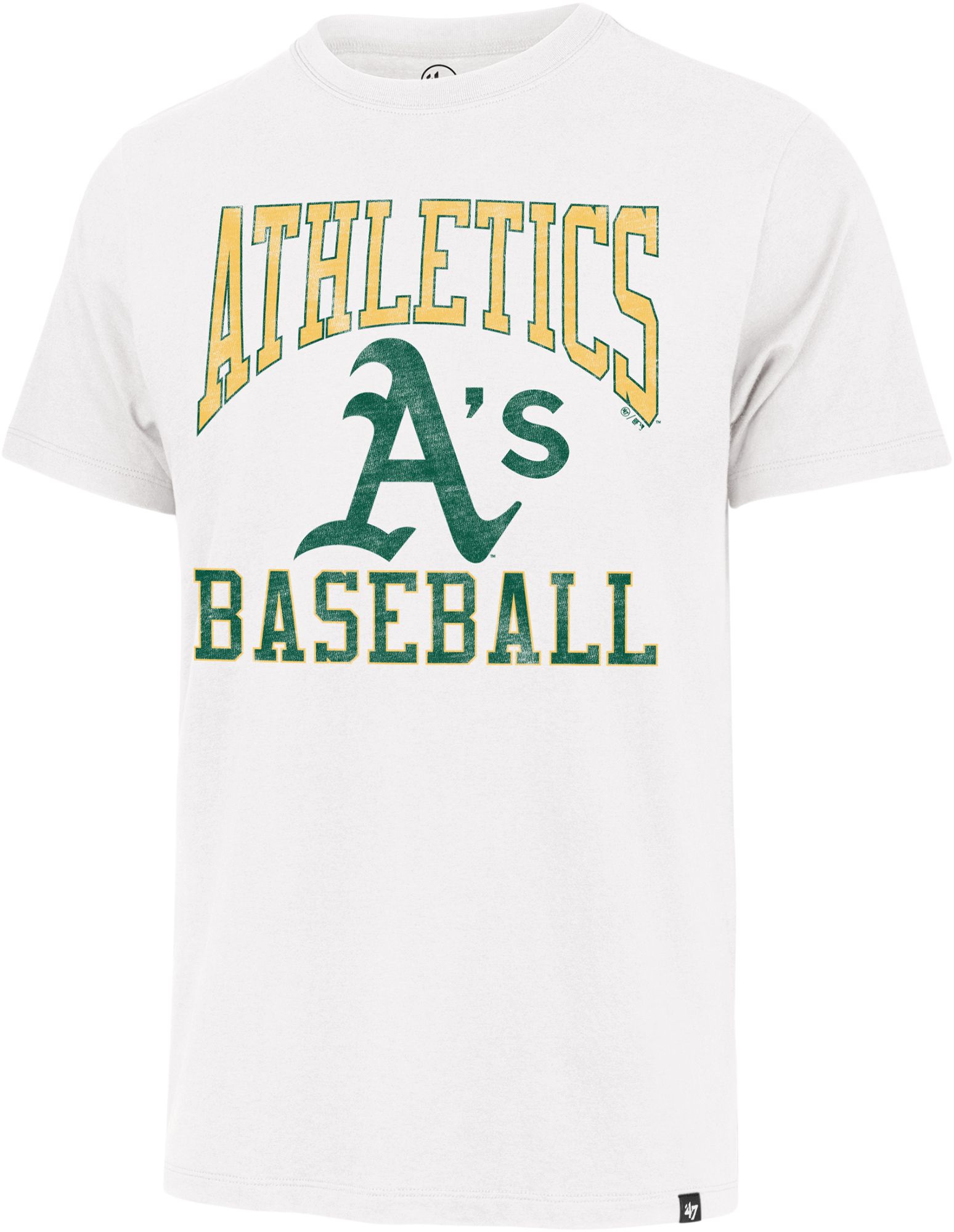 '47 Men's Athletics White Wash Franklin T-Shirt