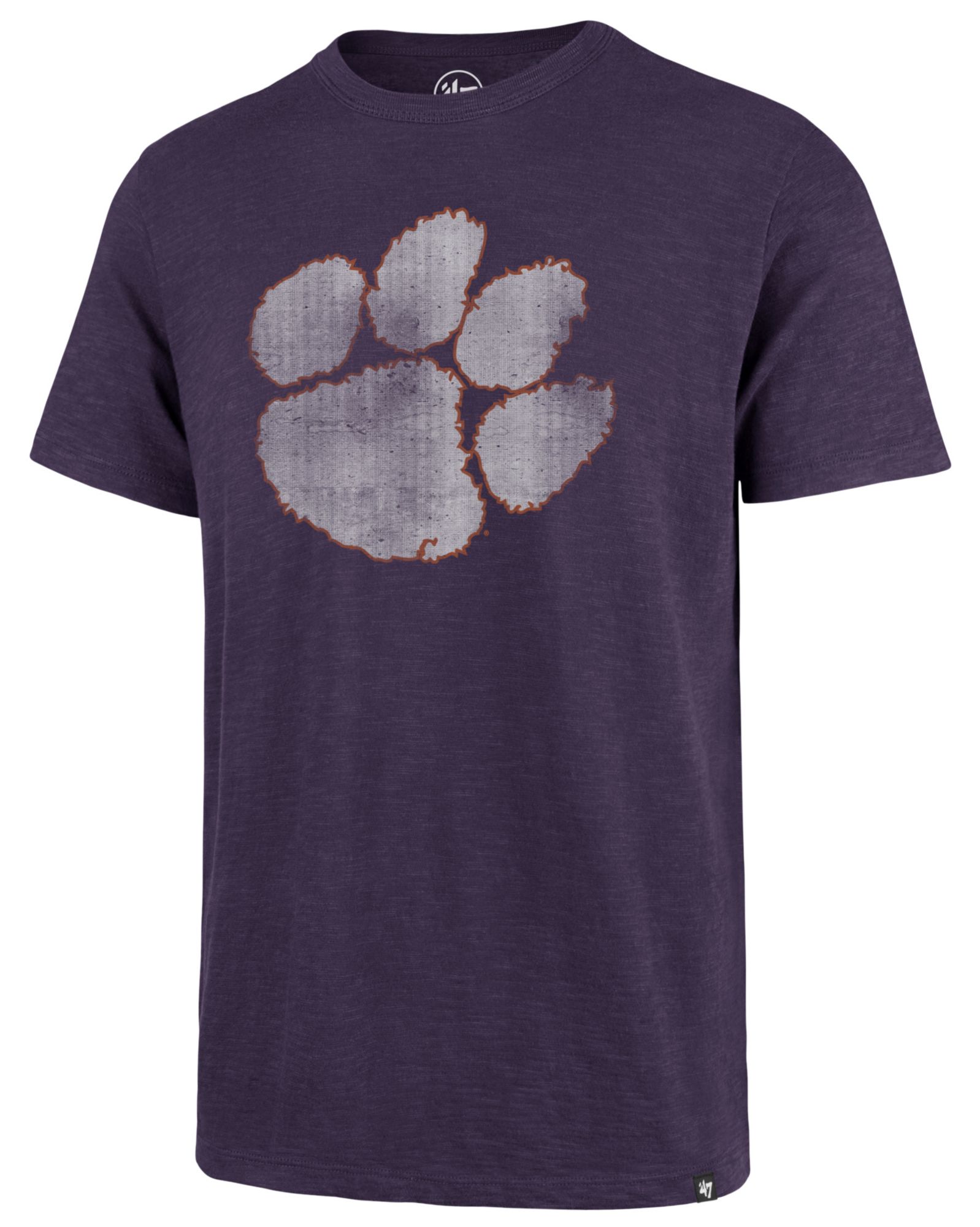 '47 Men's Clemson Tigers Grape Grit Scrum T-Shirt