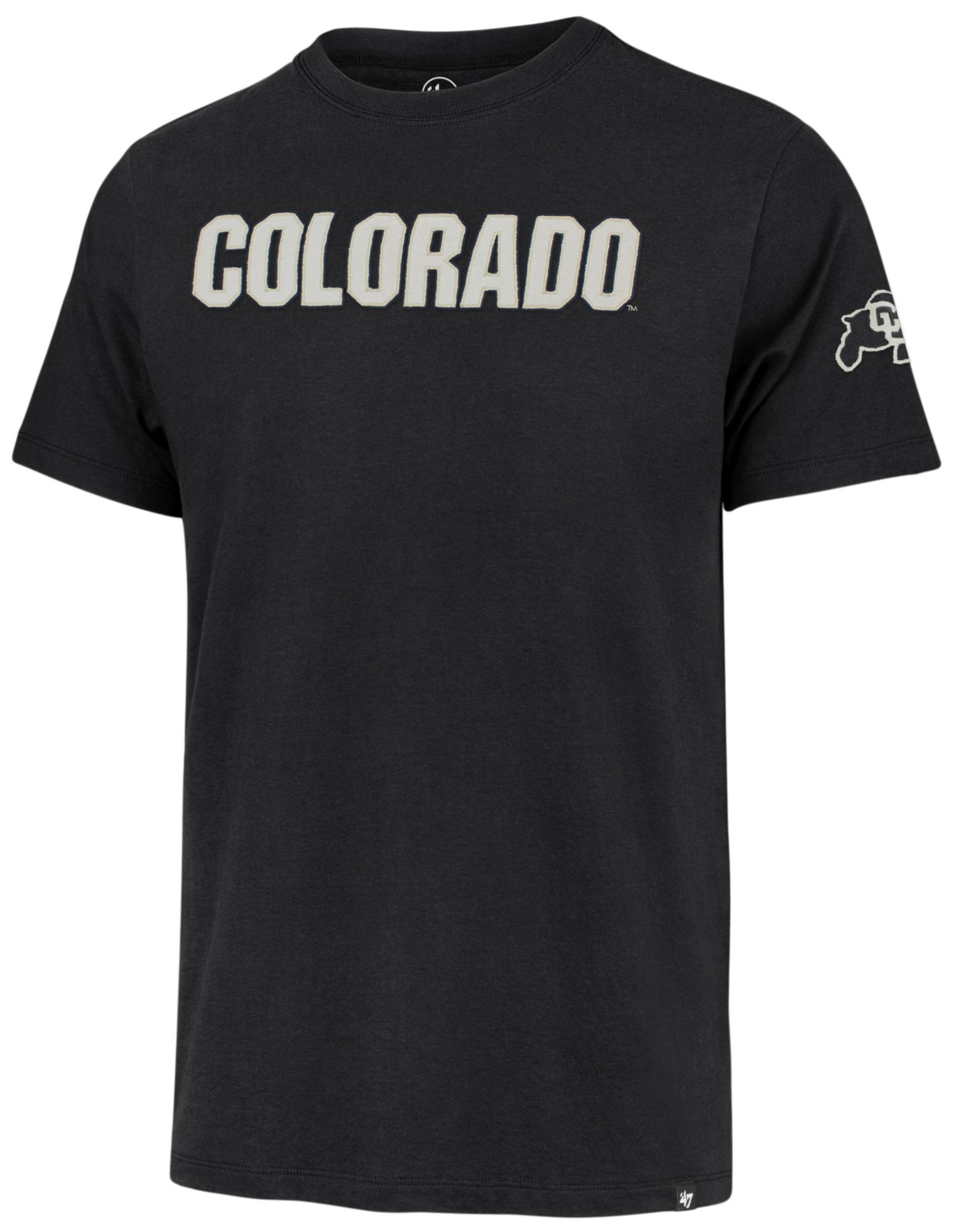 '47 Men's Colorado Buffaloes Black Franklin Fieldhouse T-Shirt
