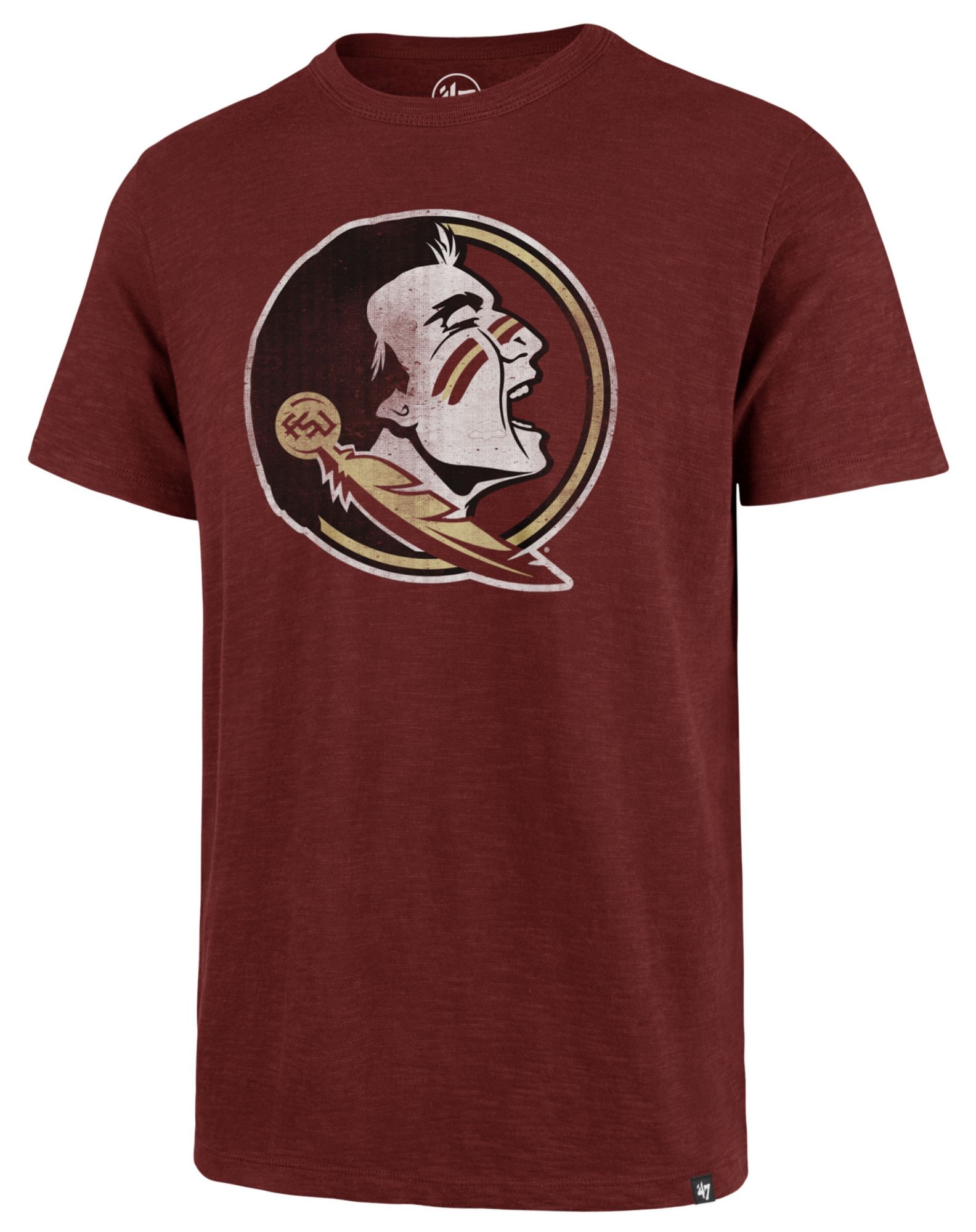'47 Men's Florida State Seminoles Cardinal Grit Scrum T-Shirt