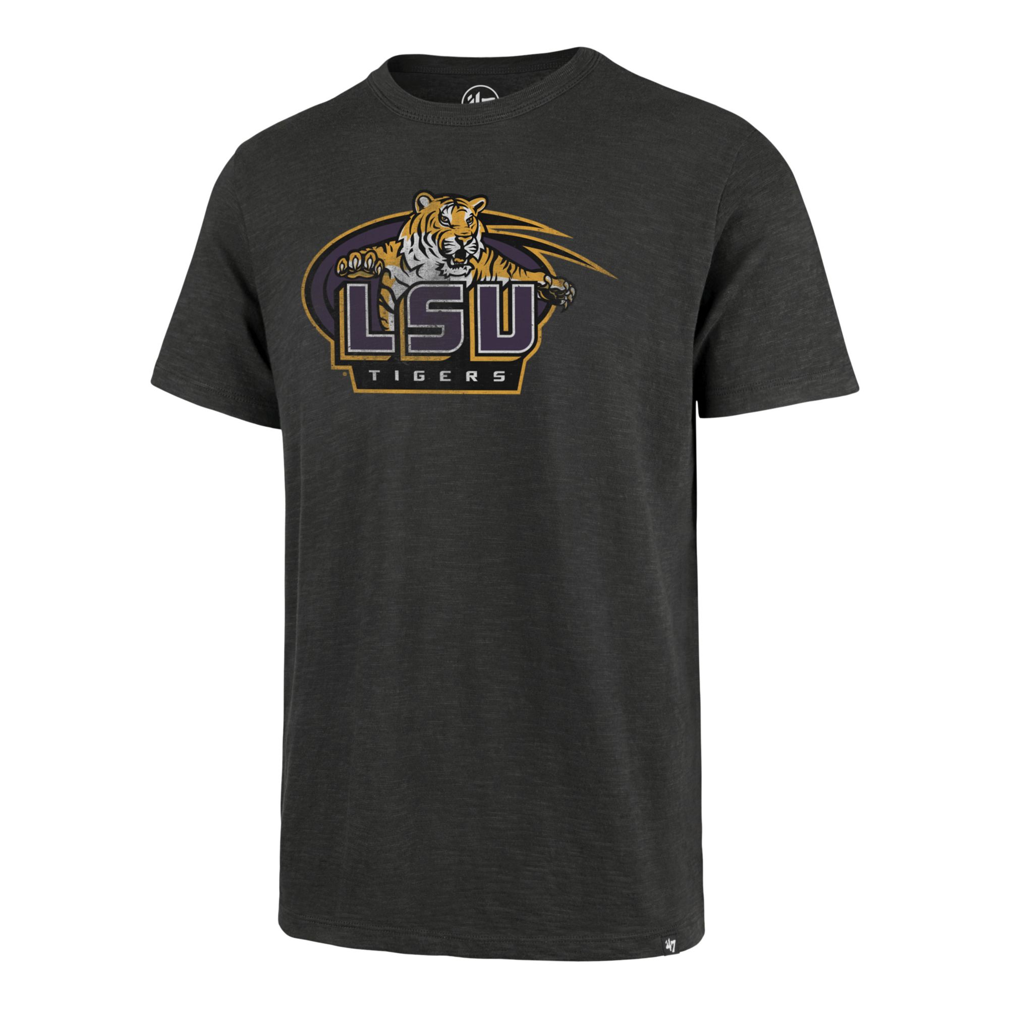 '47 Men's LSU Tigers Charcoal Grit Scrum T-Shirt
