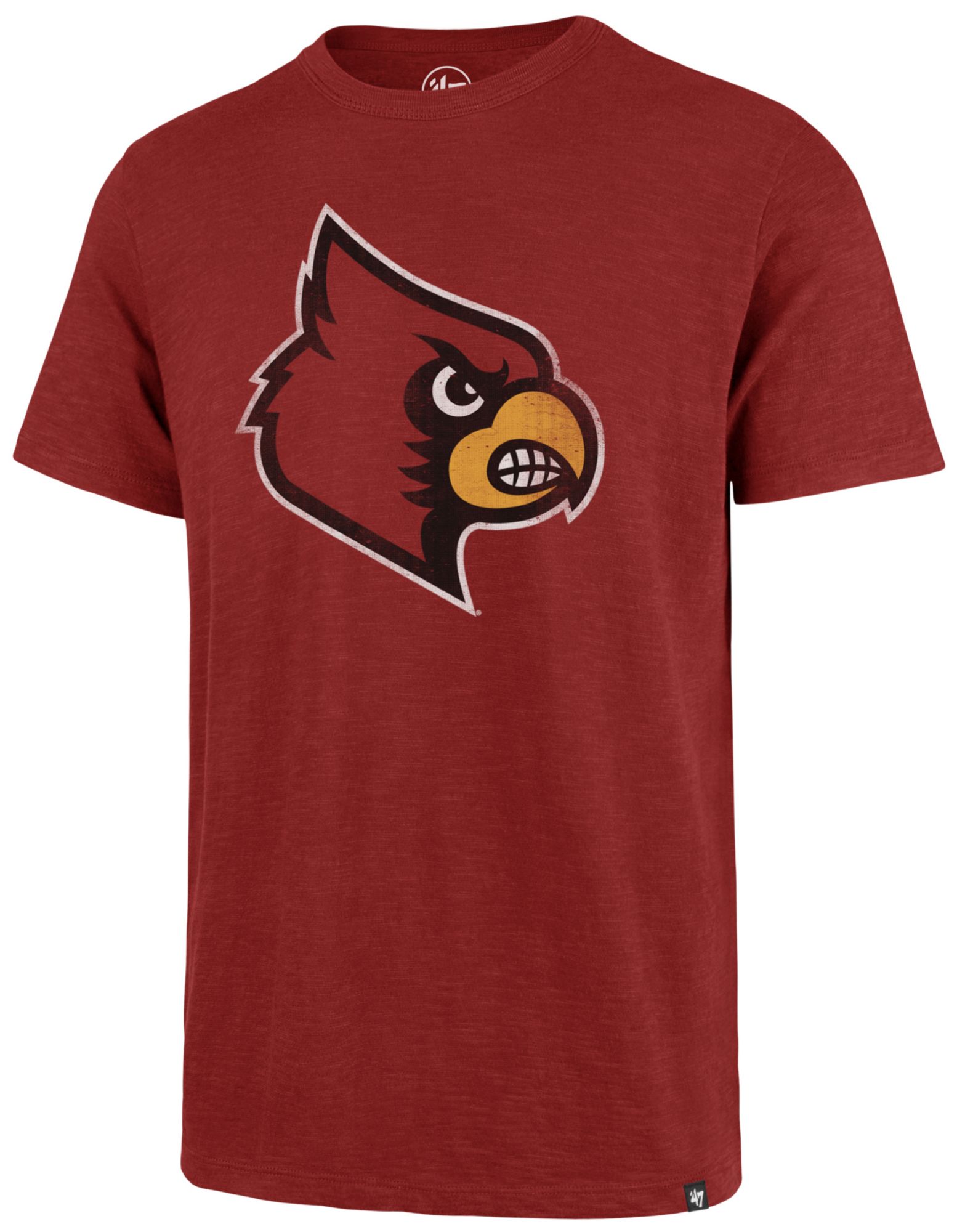 '47 Men's Louisville Cardinals Rescue Red Grit Scrum T-Shirt