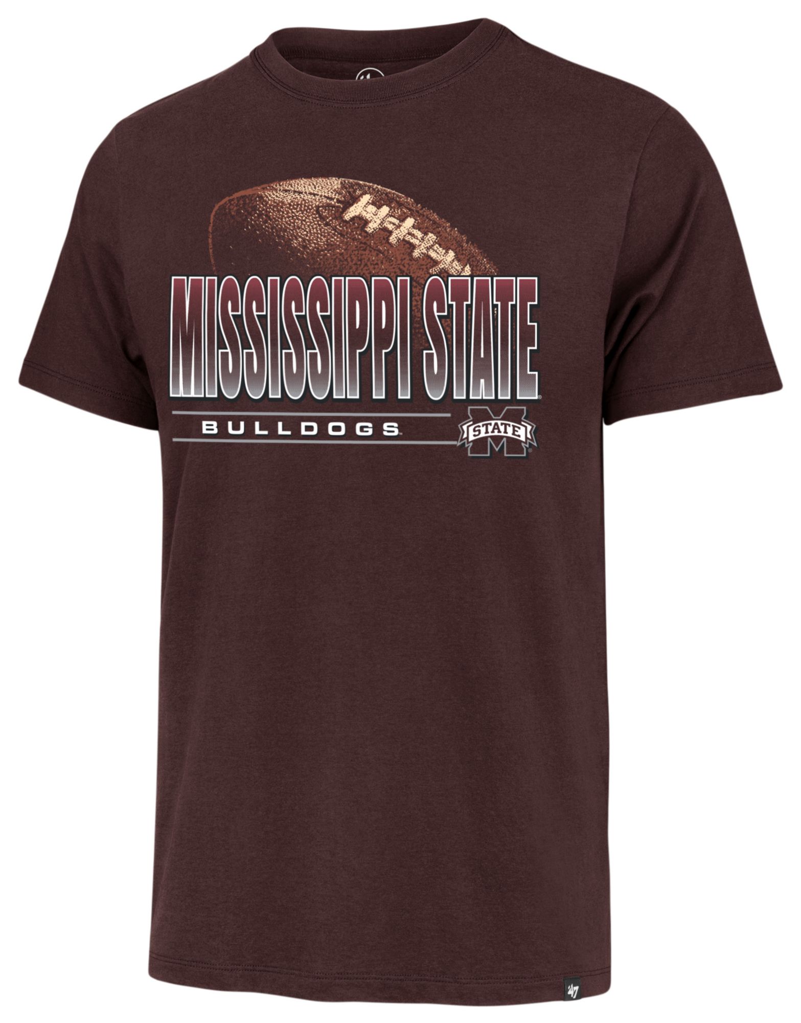 '47 Men's Mississippi State Bulldogs Maroon Shadown T-Shirt