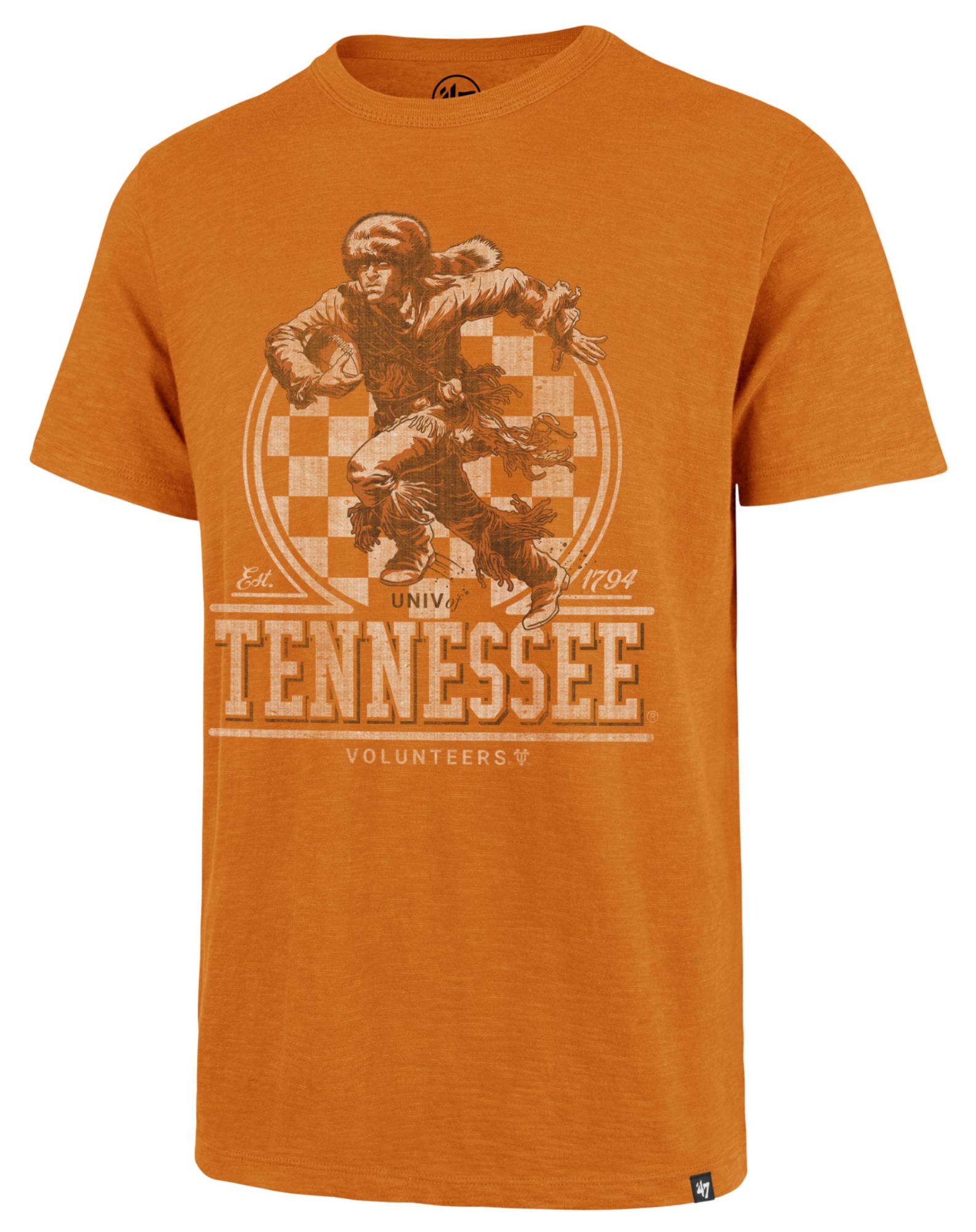 '47 Men's Tennessee Volunteers Orange Emblem Scrum T-Shirt