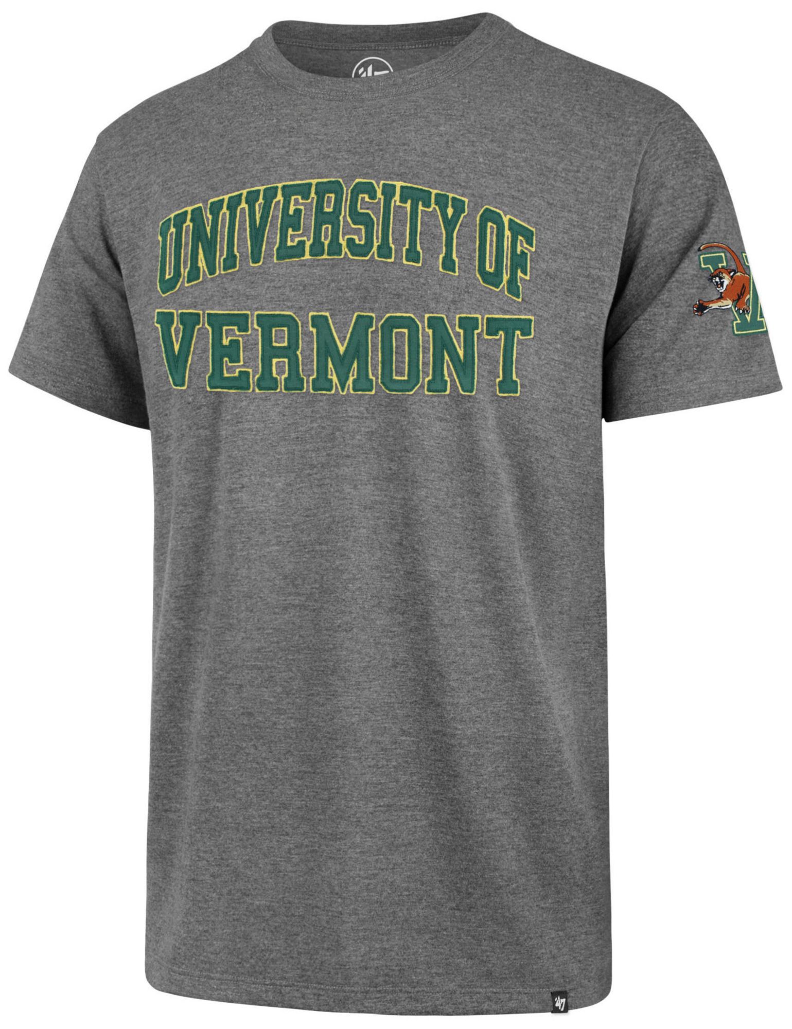 '47 Men's Vermont Catamounts Slate Grey Franklin Fieldhouse T-Shirt