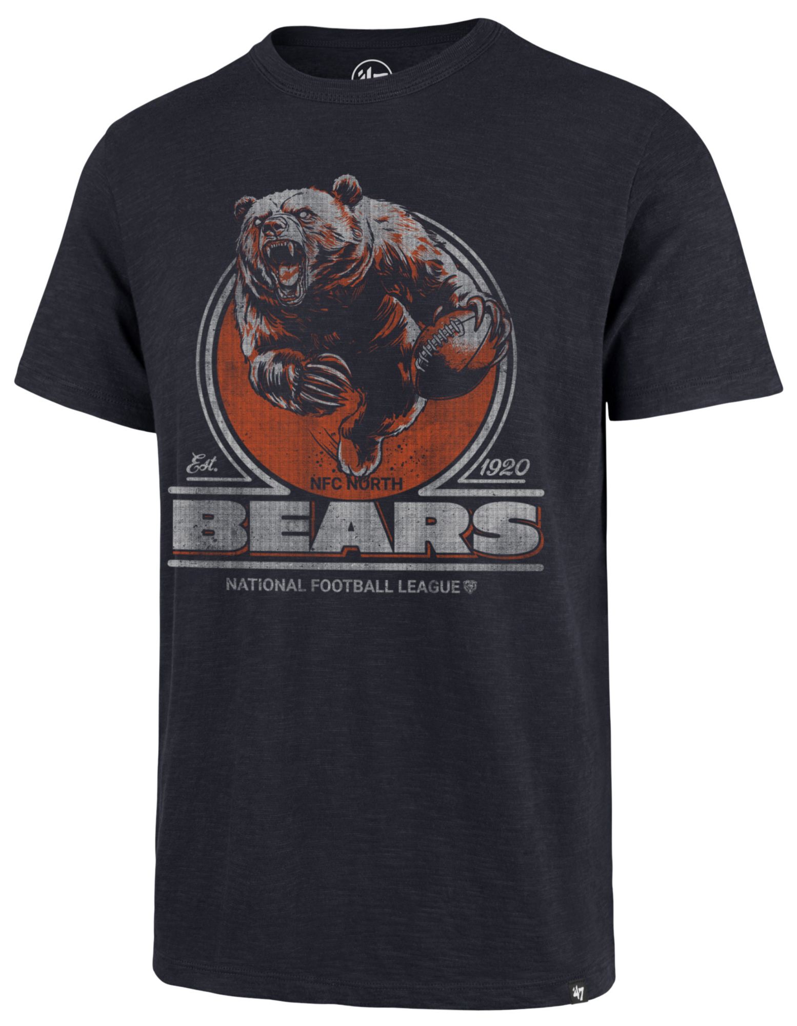 '47 Men's Chicago Bears Fall Navy Mascot Scrum T-Shirt