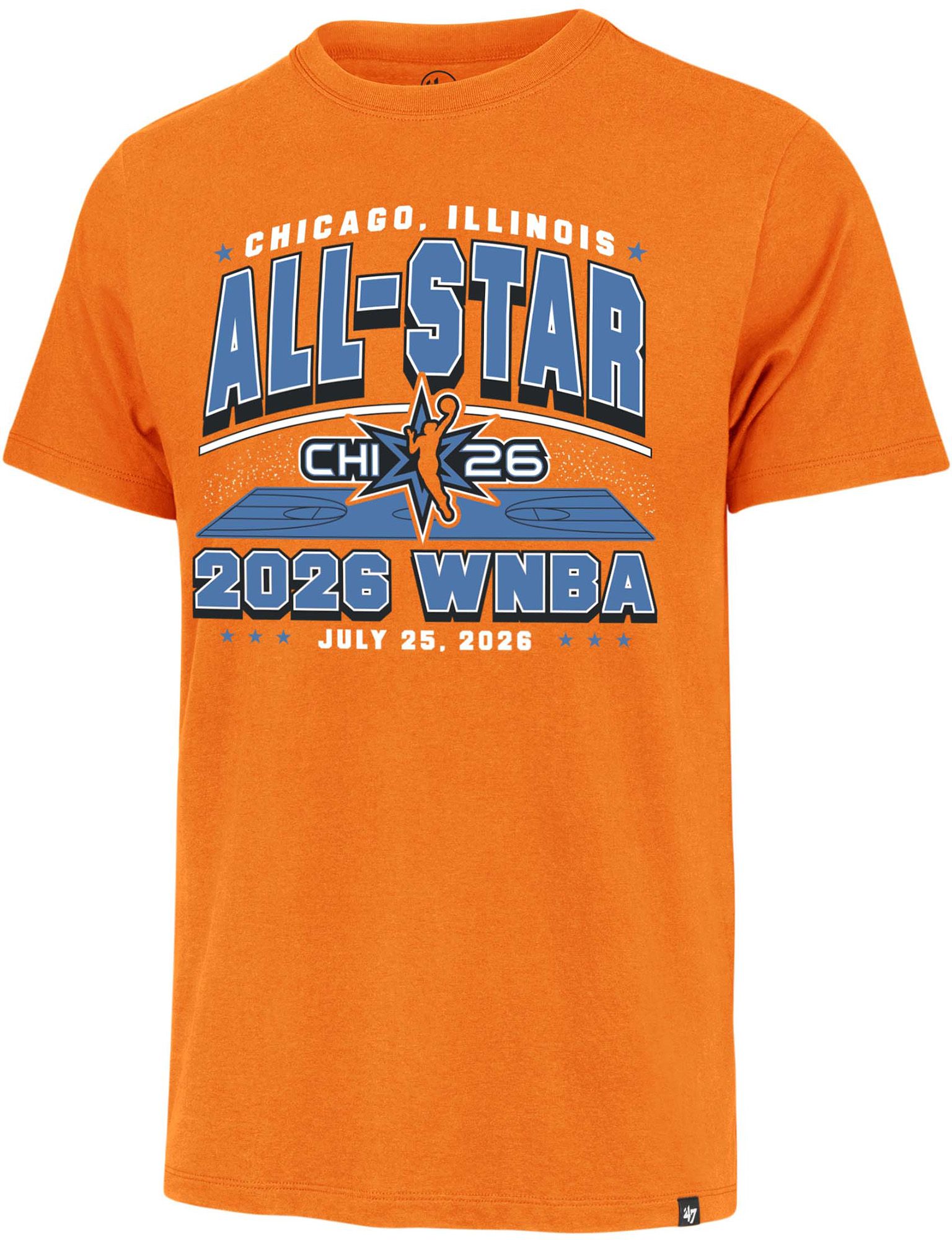 '47 Men's WNBA All-Star Game 2026 Orange Franklin T-Shirt