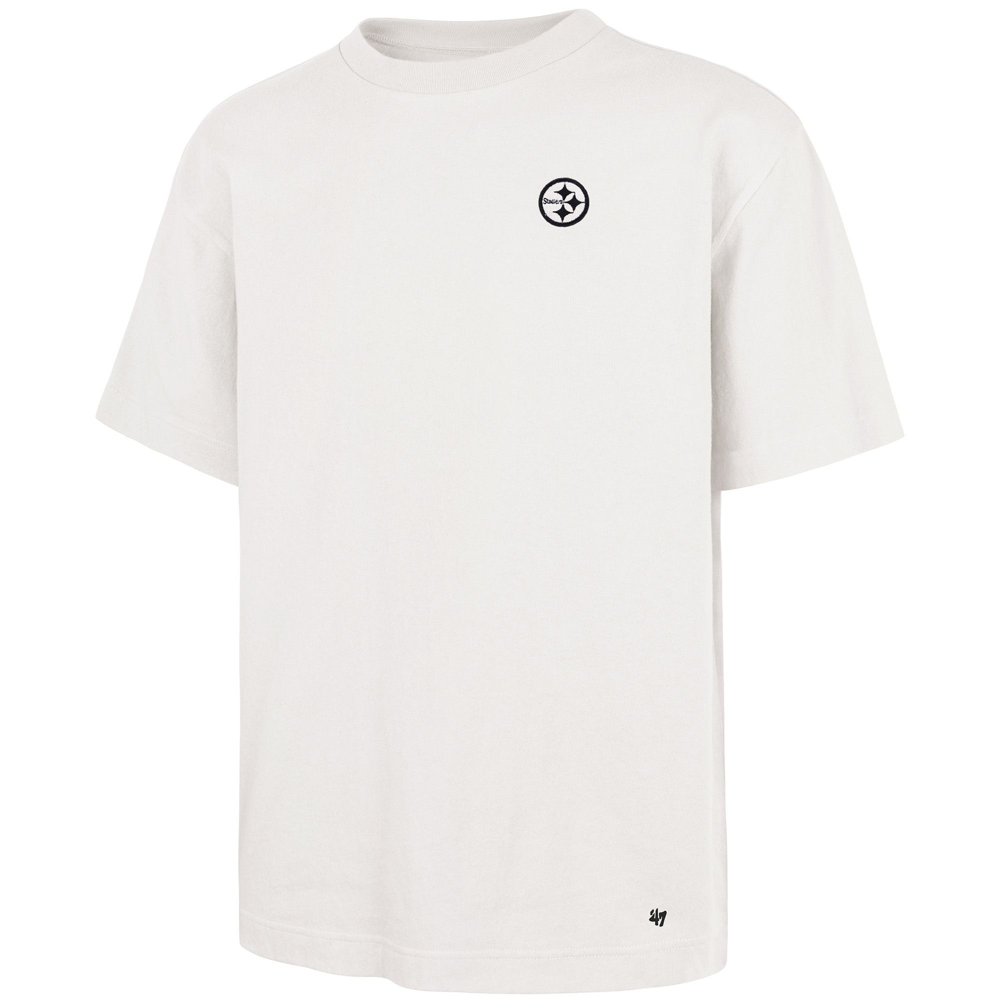 '47 Men's Pittsburgh Steelers Sandstone Micro Logo T-Shirt