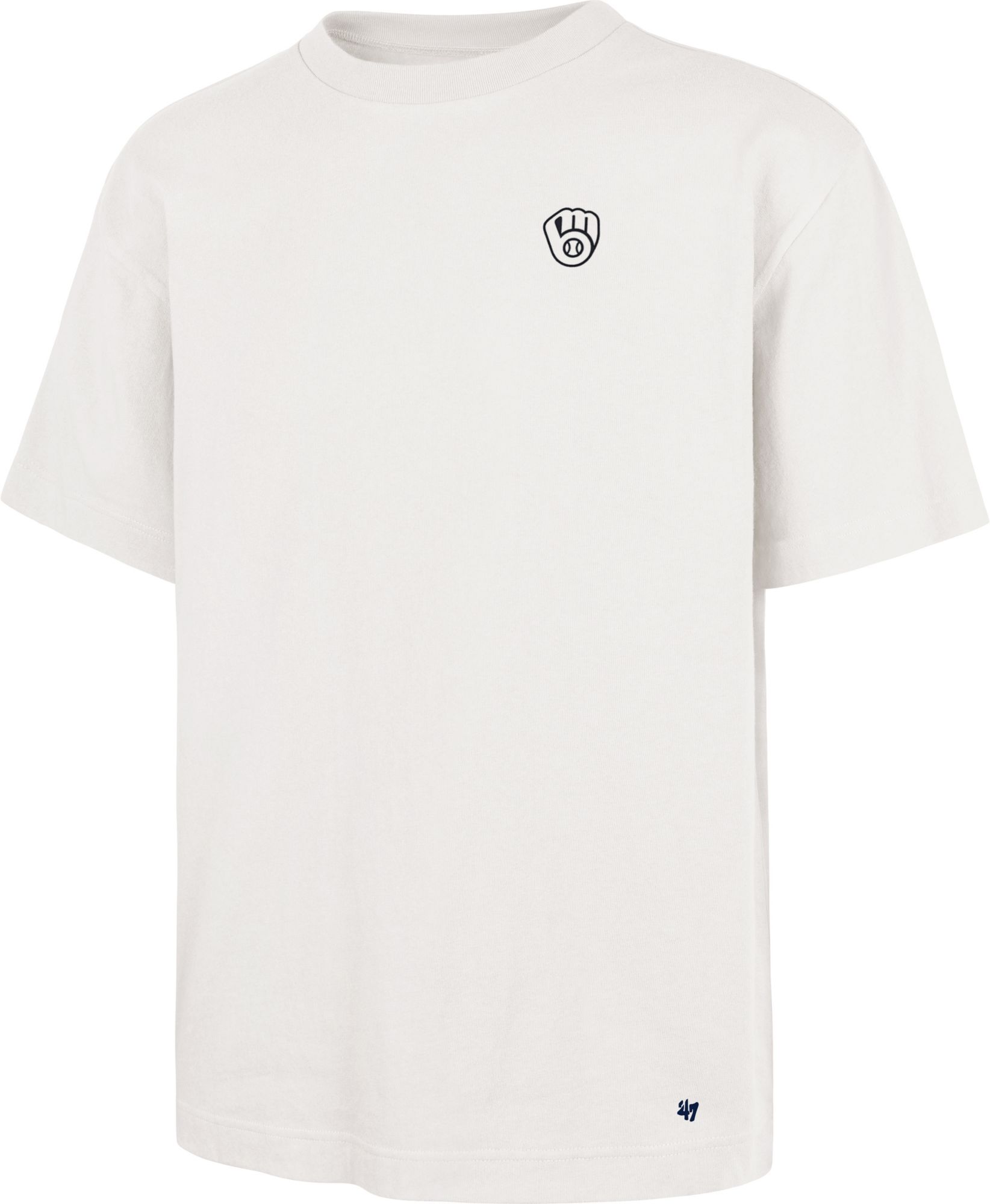 '47 Men's Milwaukee Brewers Emblem Foundation T-Shirt