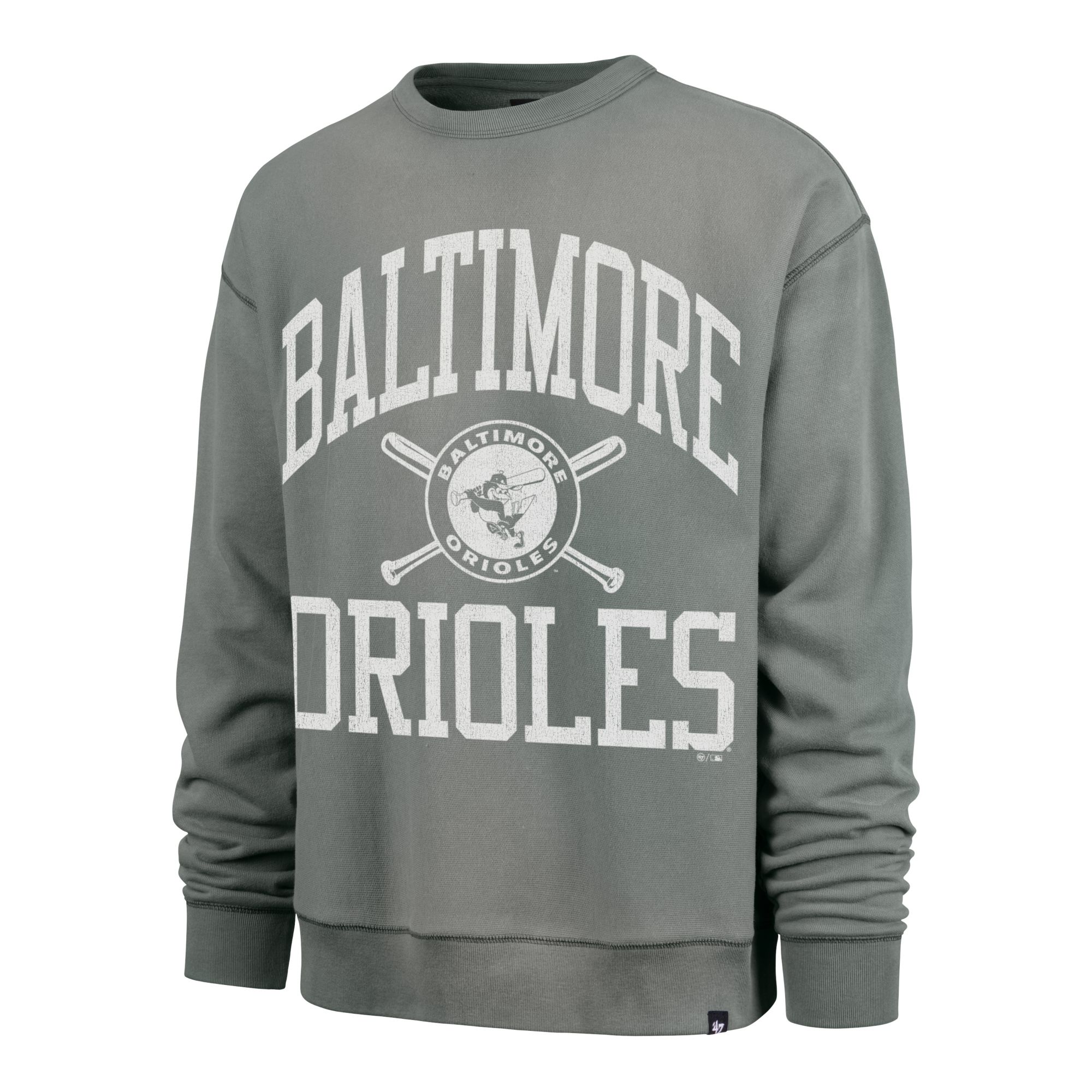 '47 Men's Baltimore Orioles Grey Wave Rider River Crew