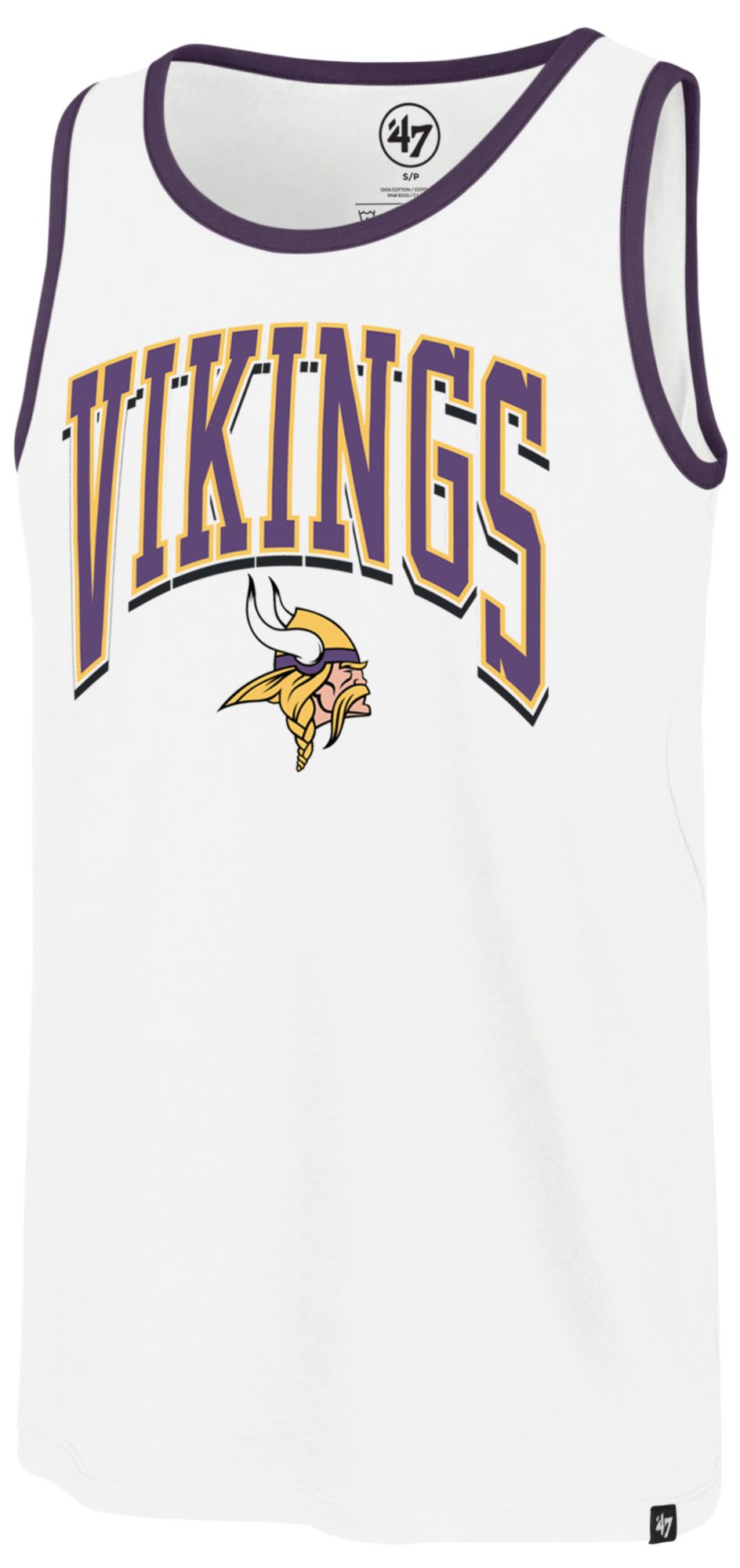 '47 Men's Minnesota Vikings Sandstone Arch Tank Top