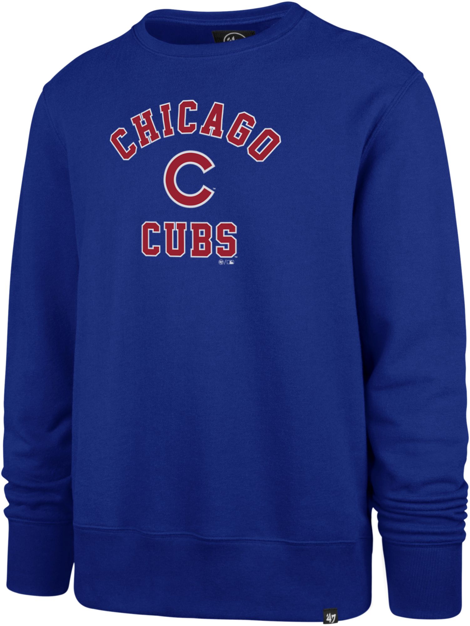 '47 Men's Chicago Cubs Headline Arch Crewneck Sweatshirt