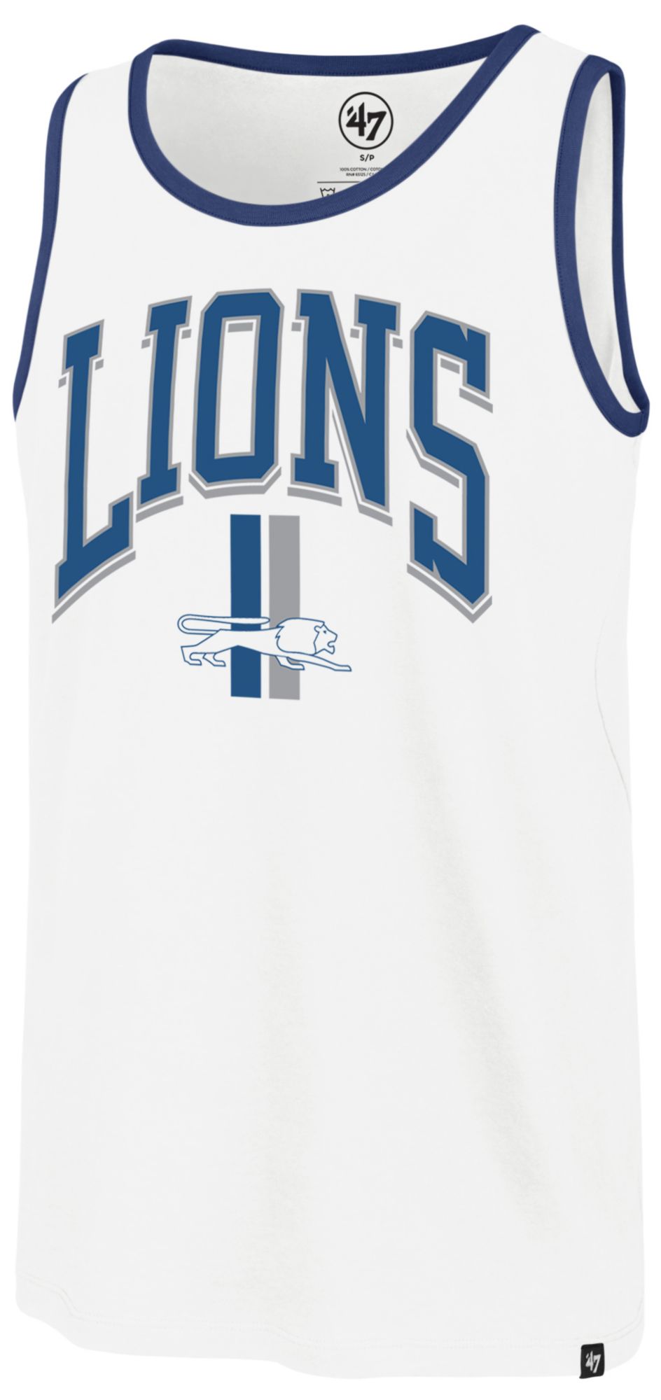 '47 Men's Detroit Lions Sandstone Arch Tank Top