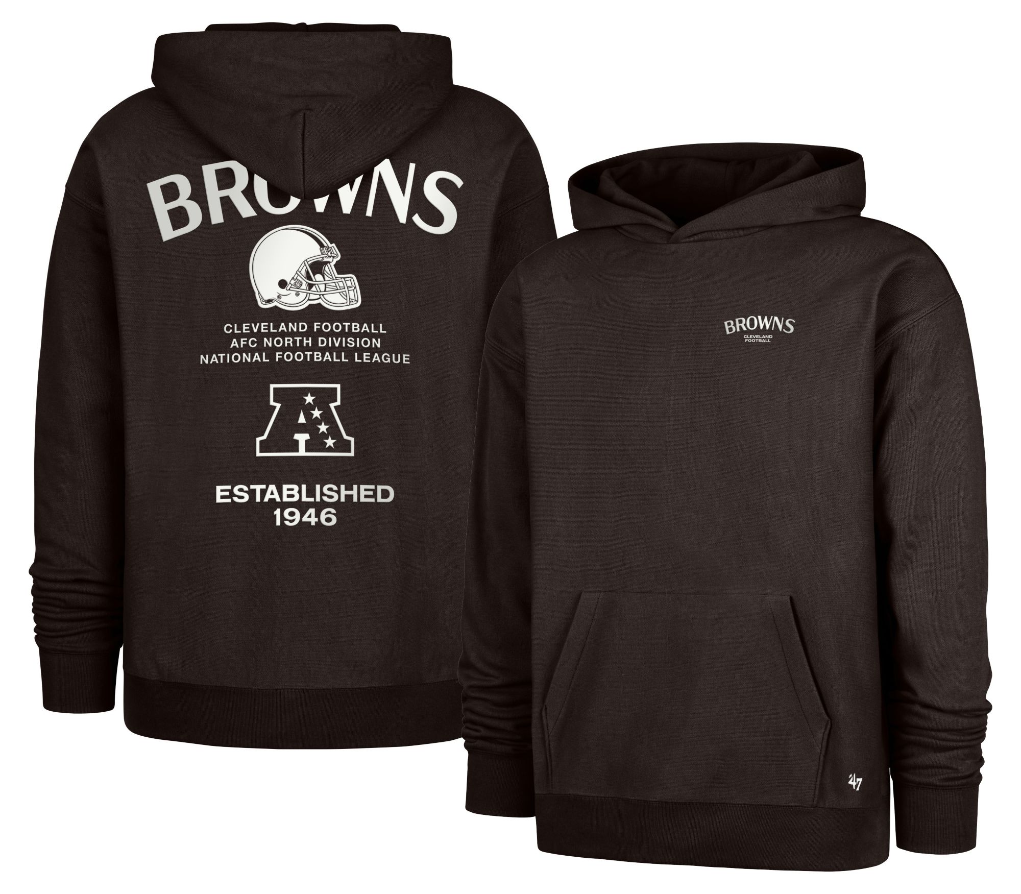 '47 Men's Cleveland Browns Constantine Foundation Hoodie