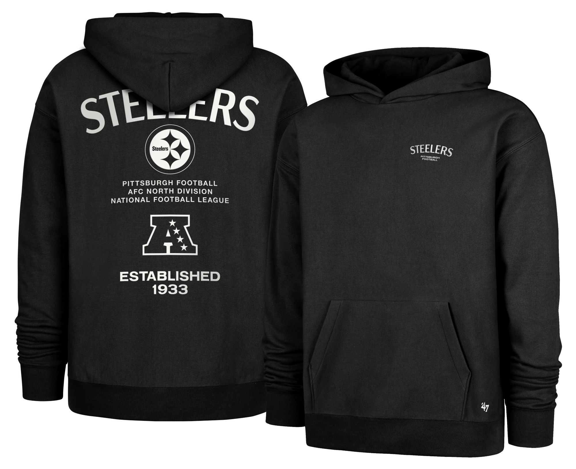 '47 Men's Pittsburgh Steelers Constantine Foundation Hoodie