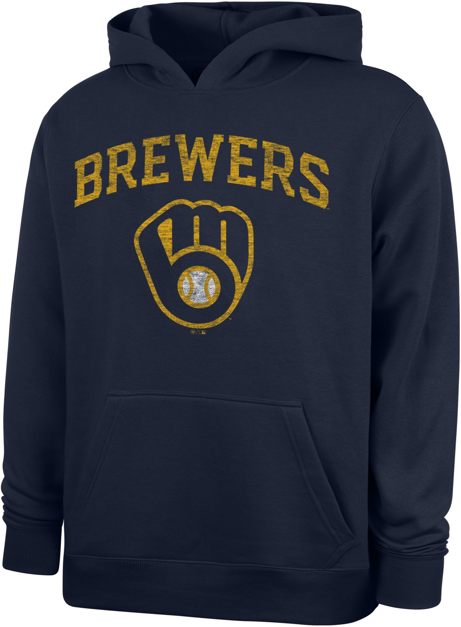 '47 Men's Milwaukee Brewers Replay Hoodie