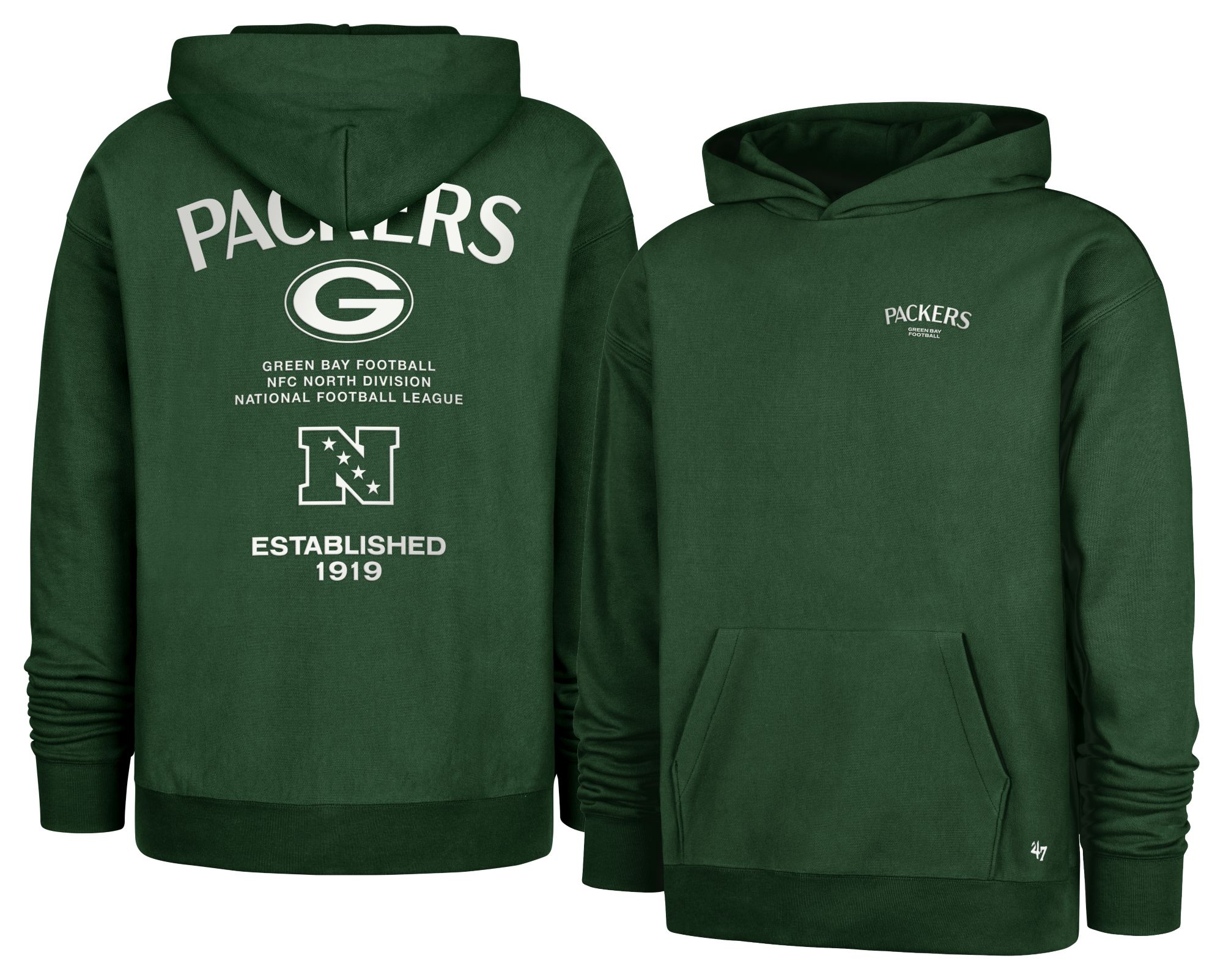 '47 Men's Green Bay Packers Constantine Foundation Hoodie