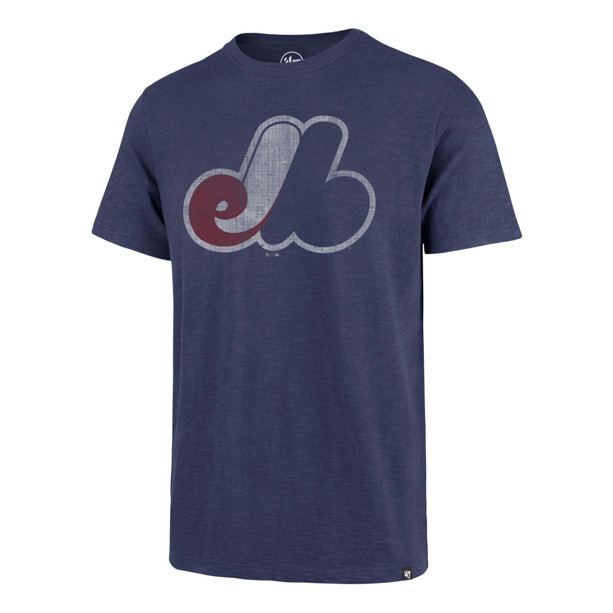 '47 Men's Montreal Expos Blue Grit Scrum T-Shirt