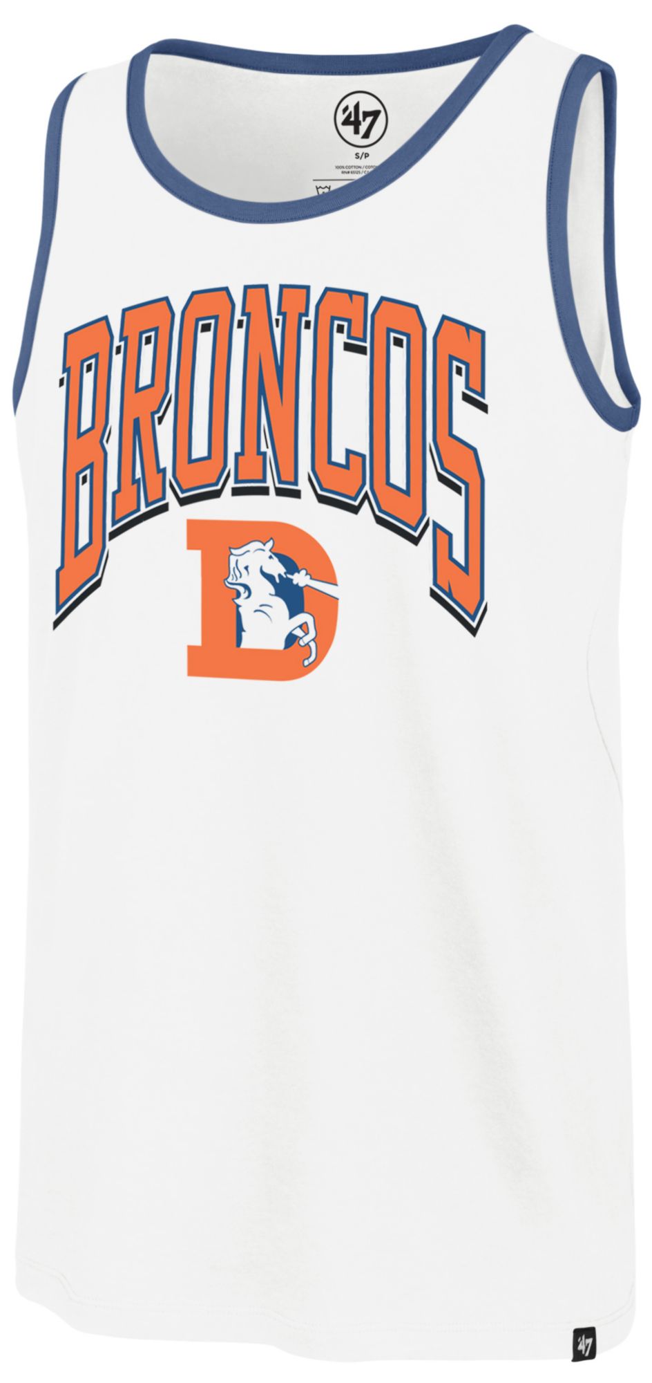 '47 Men's Denver Broncos Sandstone Arch Tank Top