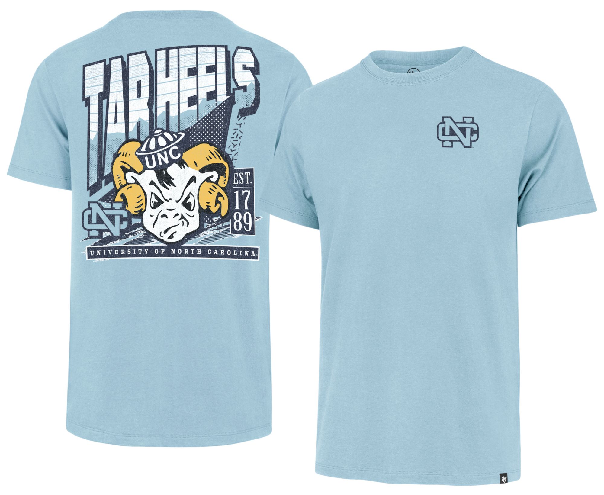 '47 Men's North Carolina Tar Heels Gulf Blue Reppin' T-Shirt