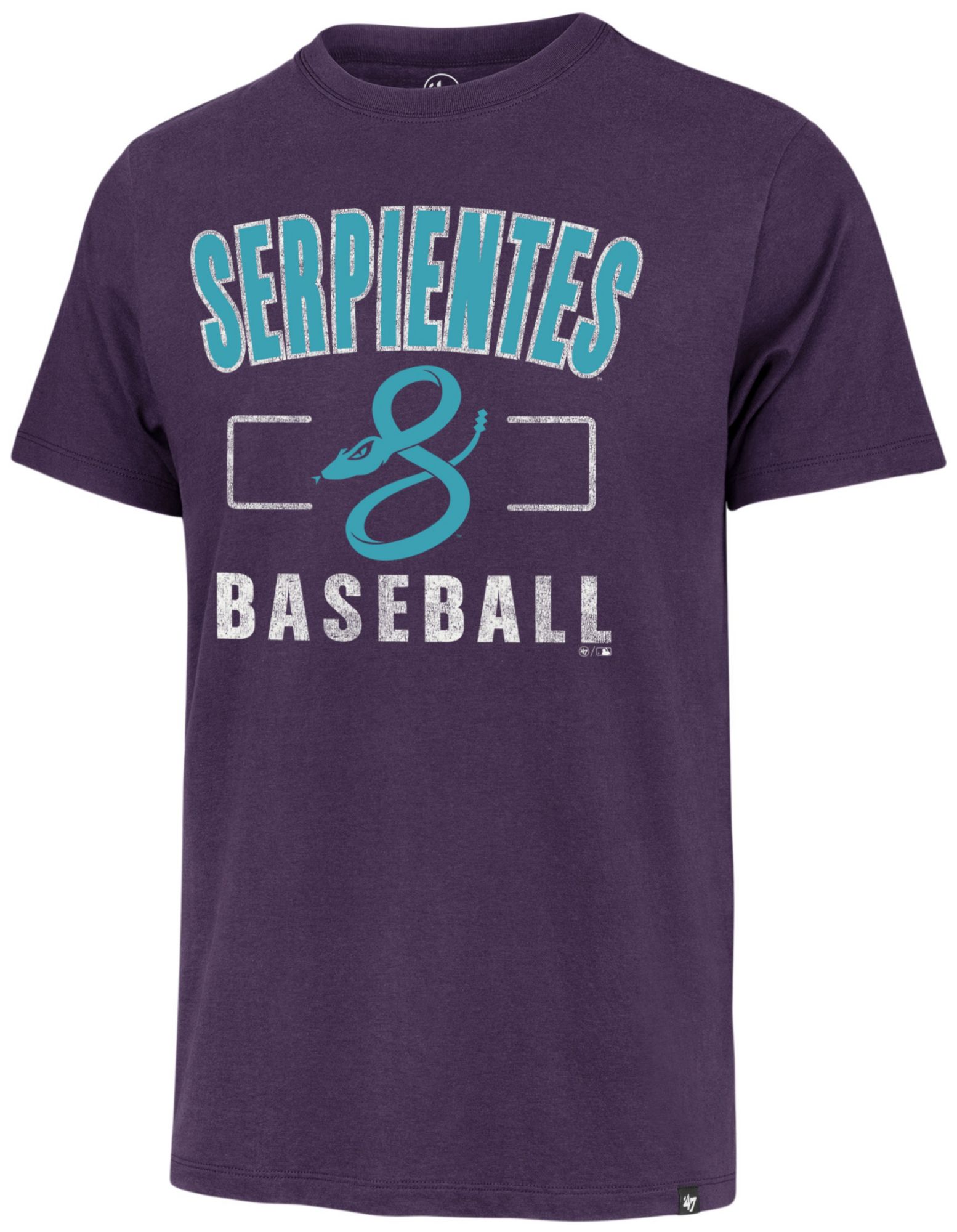 '47 Men's Arizona Diamondbacks Purple Cityside Franklin T-Shirt