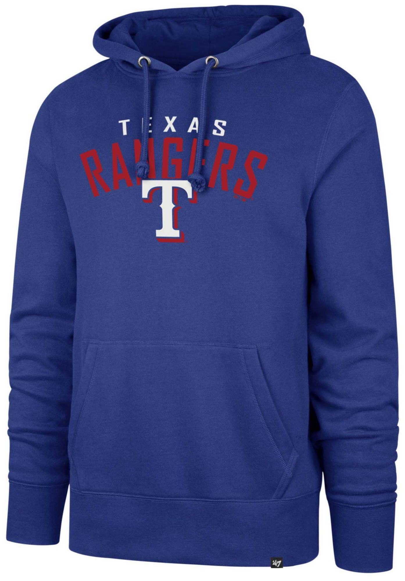 '47 Men's Texas Rangers Royal Outrush Headline Hoodie