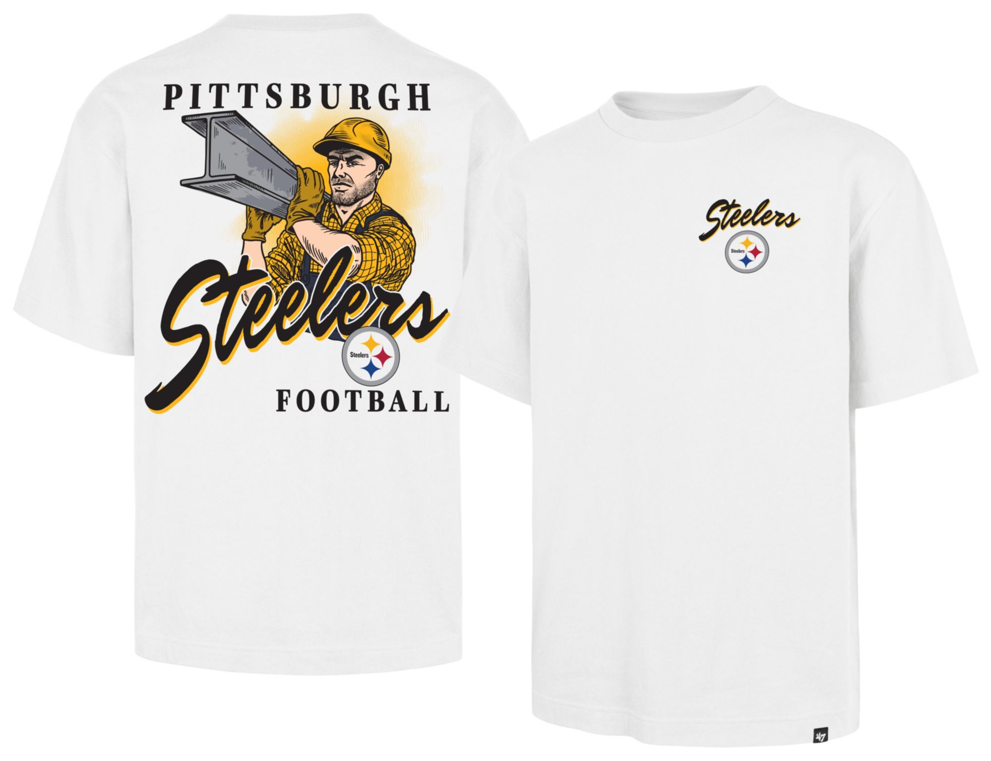 '47 Adult Pittsburgh Steelers Backer Foundation T-Shirt