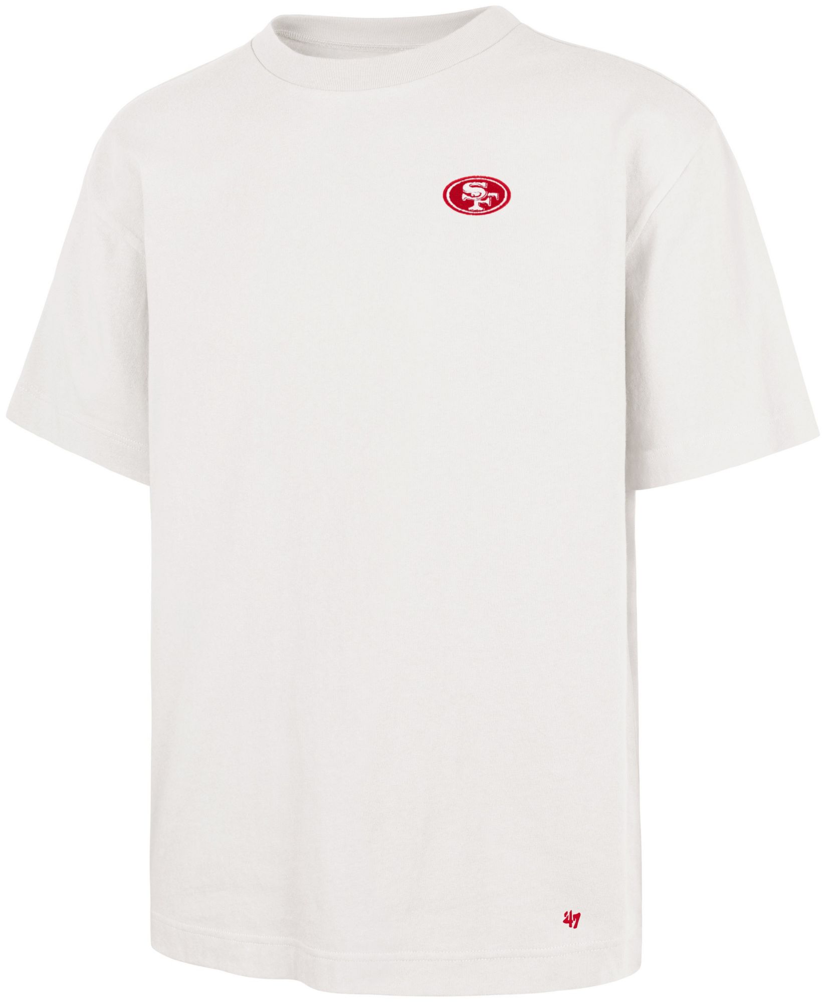 '47 Men's San Francisco 49ers Sandstone Micro Logo T-Shirt