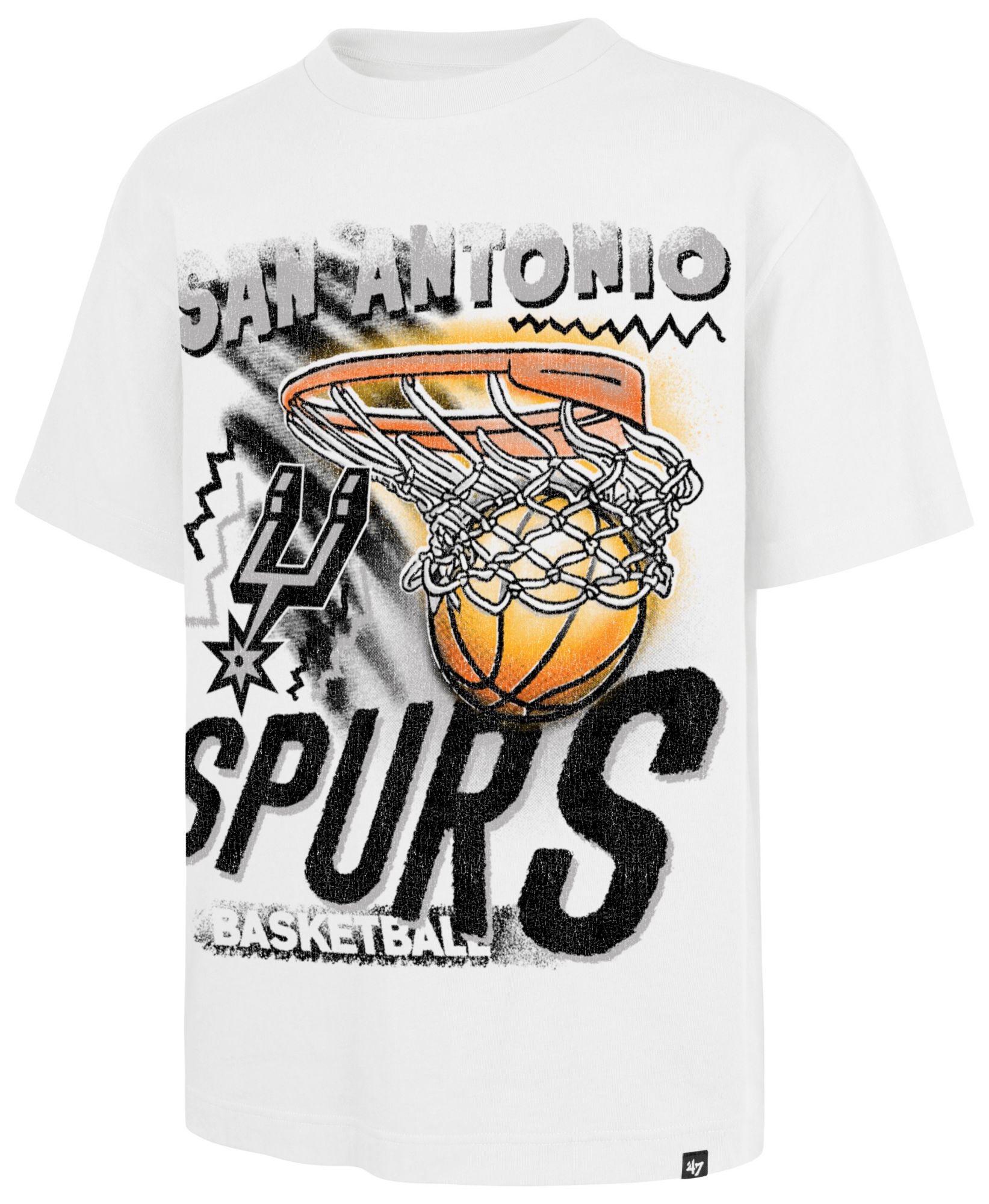 '47 Men's San Antonio Spurs White Jimbo Foundation T-Shirt