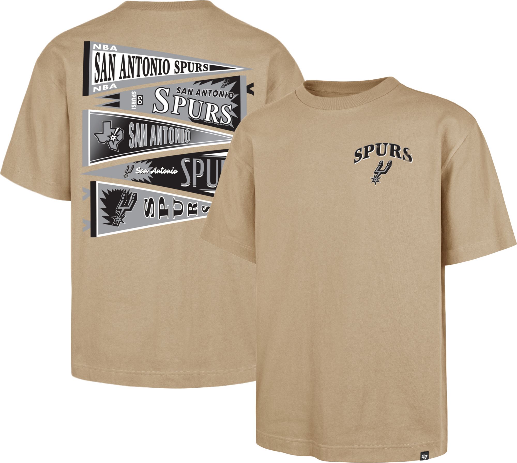 '47 Men's San Antonio Spurs Tan Regional Backer Foundation T-Shirt