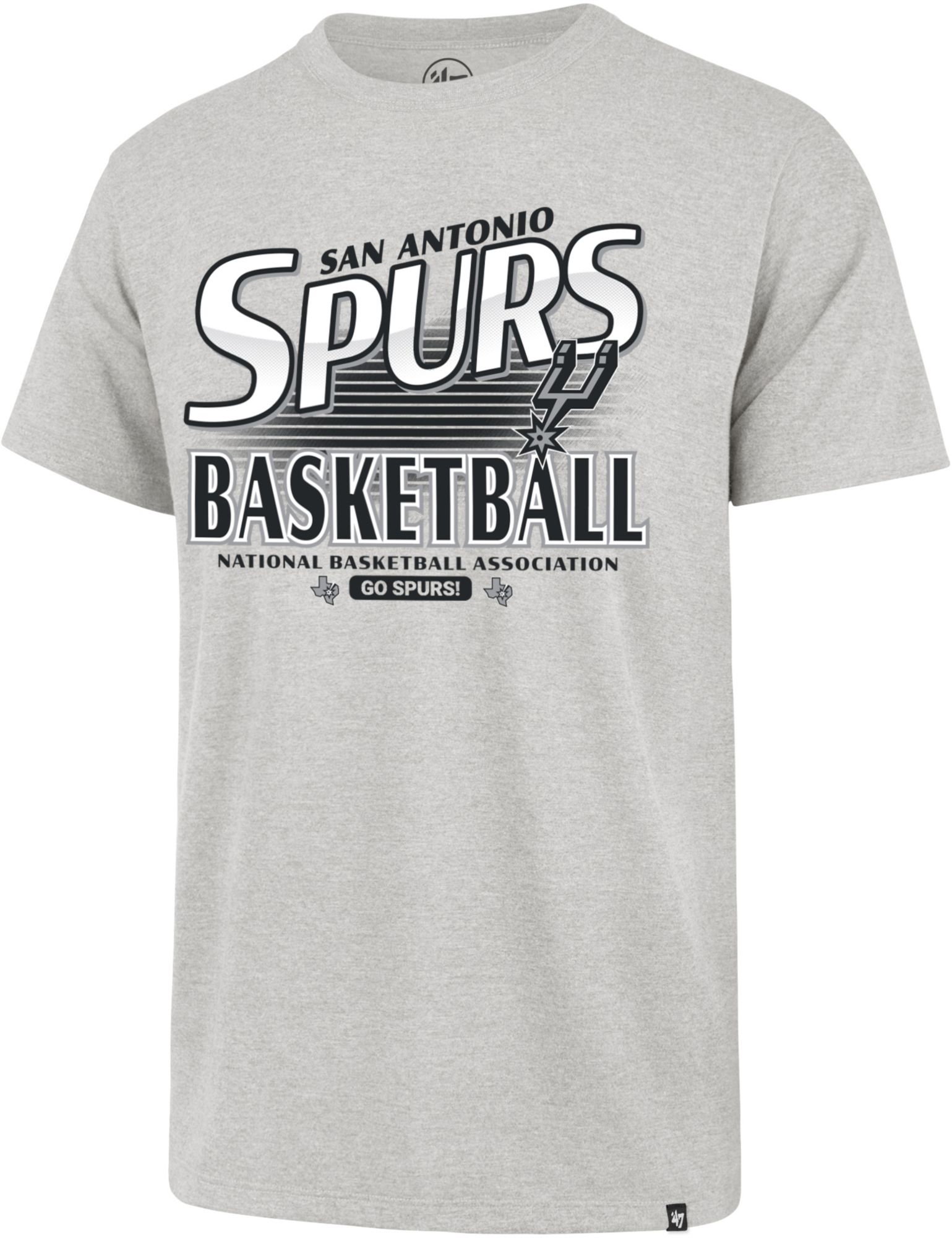 '47 Men's San Antonio Spurs Grey Regional Franklin T-Shirt