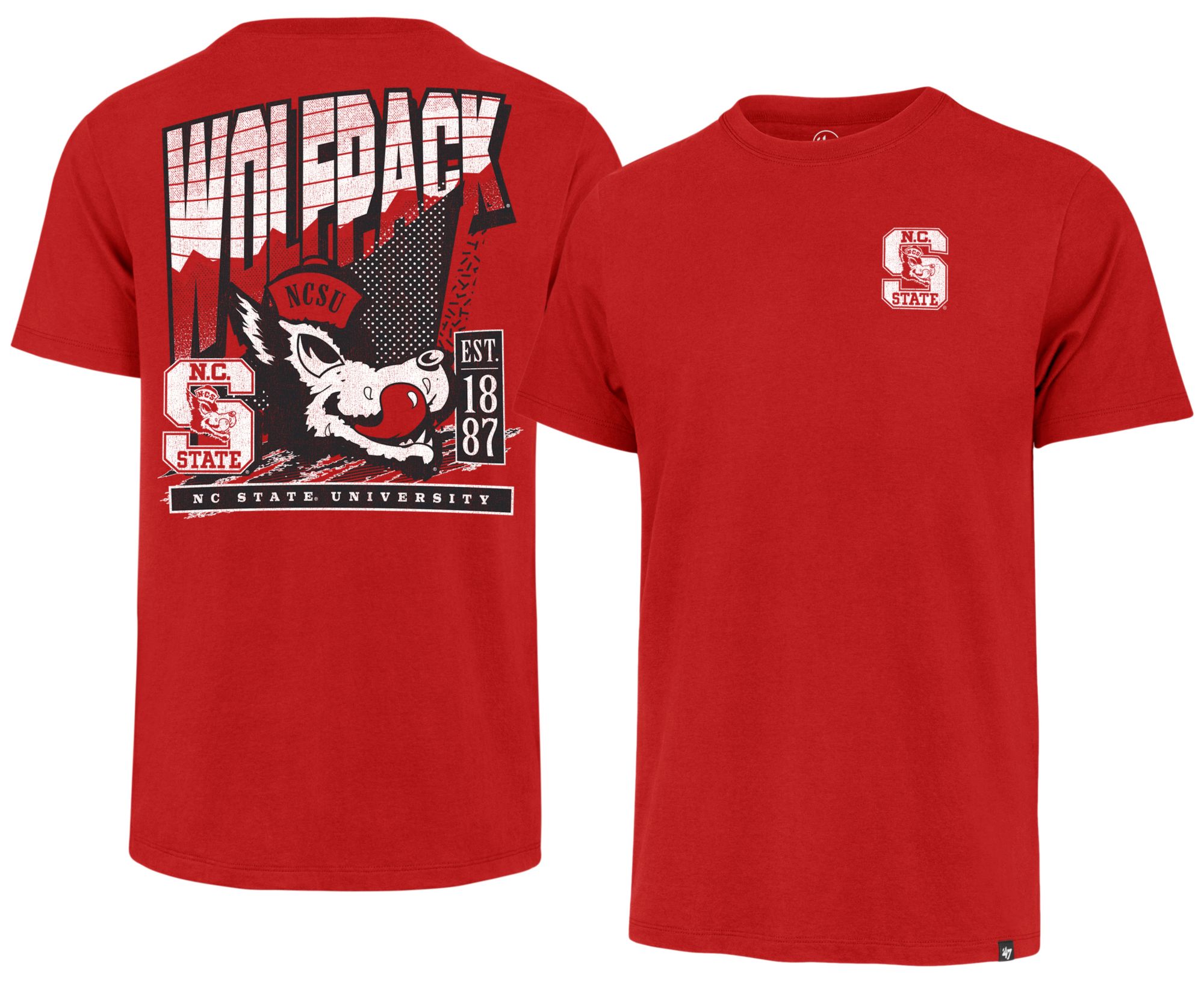 '47 Men's NC State Wolfpack Racer Red Reppin' T-Shirt