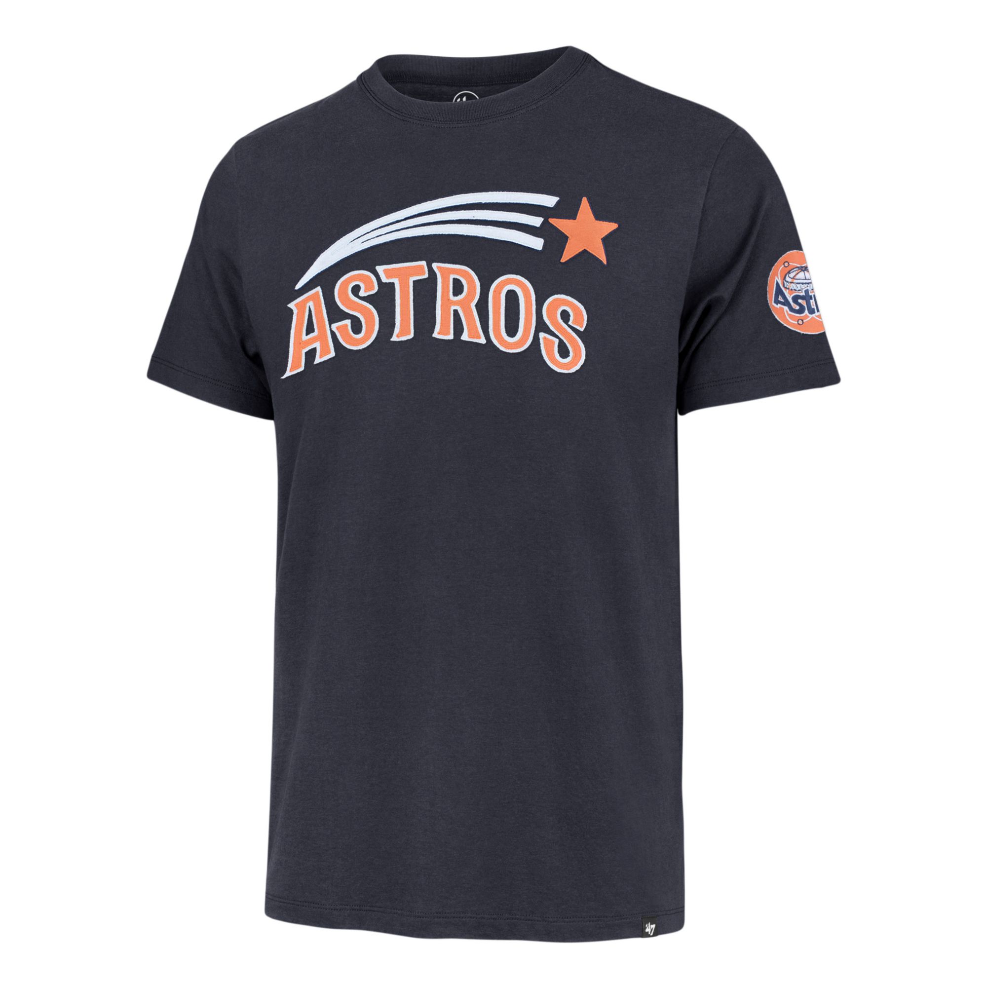 '47 Men's Houston Astros Blue Franklin Fieldhouse Short Sleeve T-Shirt