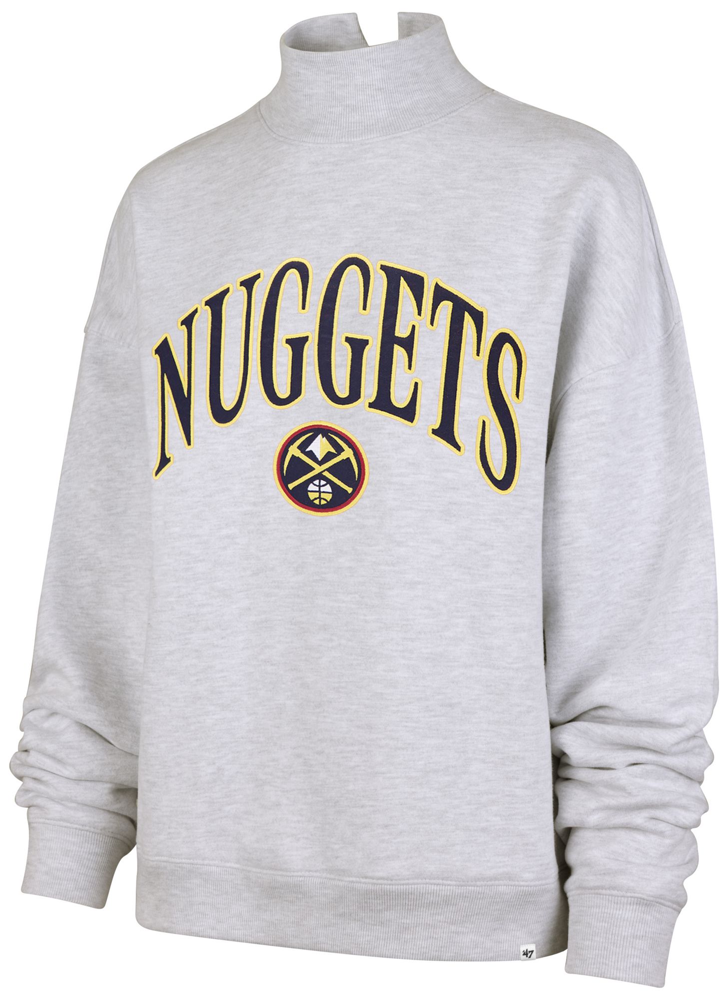 '47 Women's Denver Nuggets Vintage Mockneck Sweatshirt