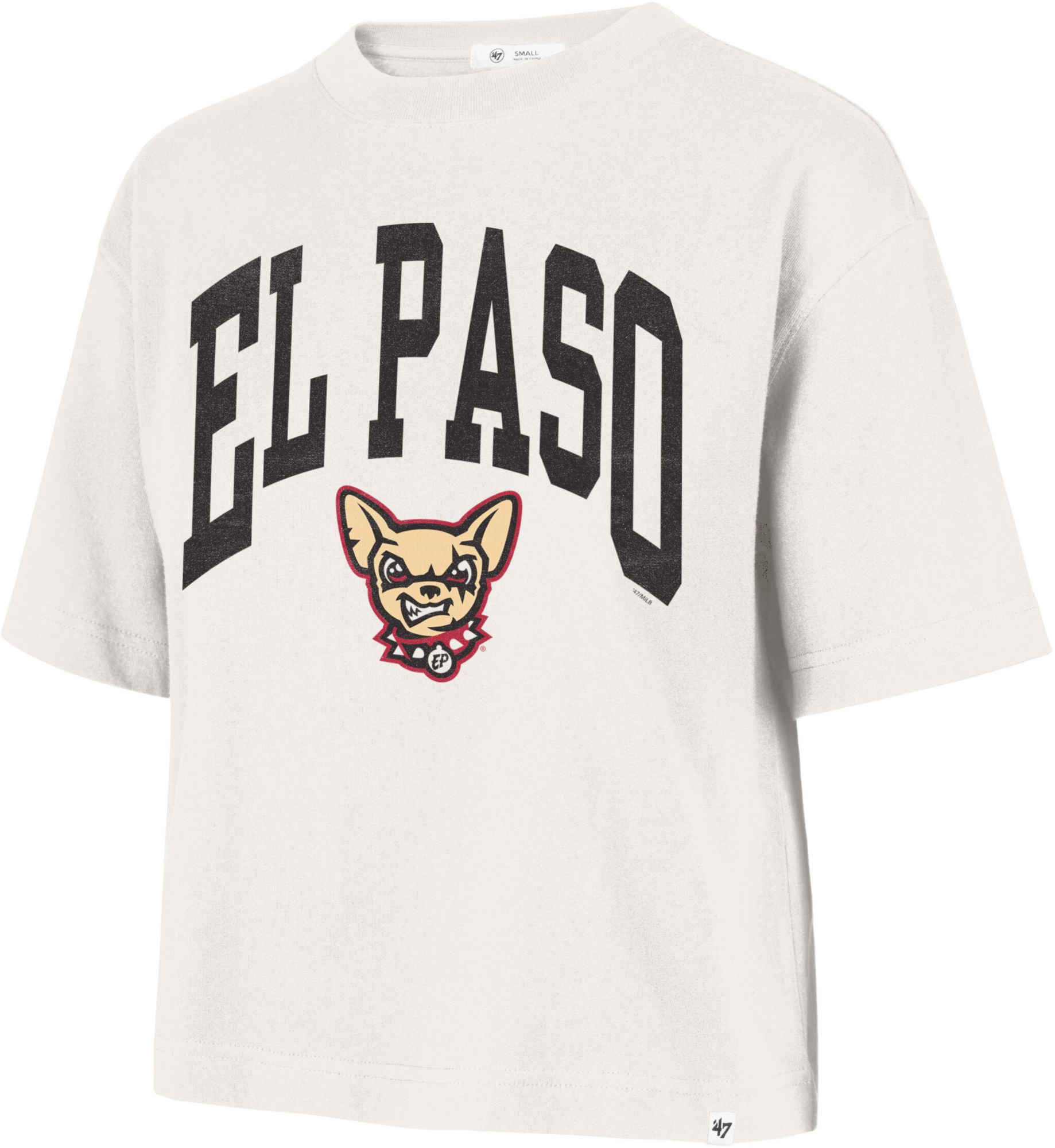 '47 Women's El Paso Chihuahuas Cream Shale City T-Shirt