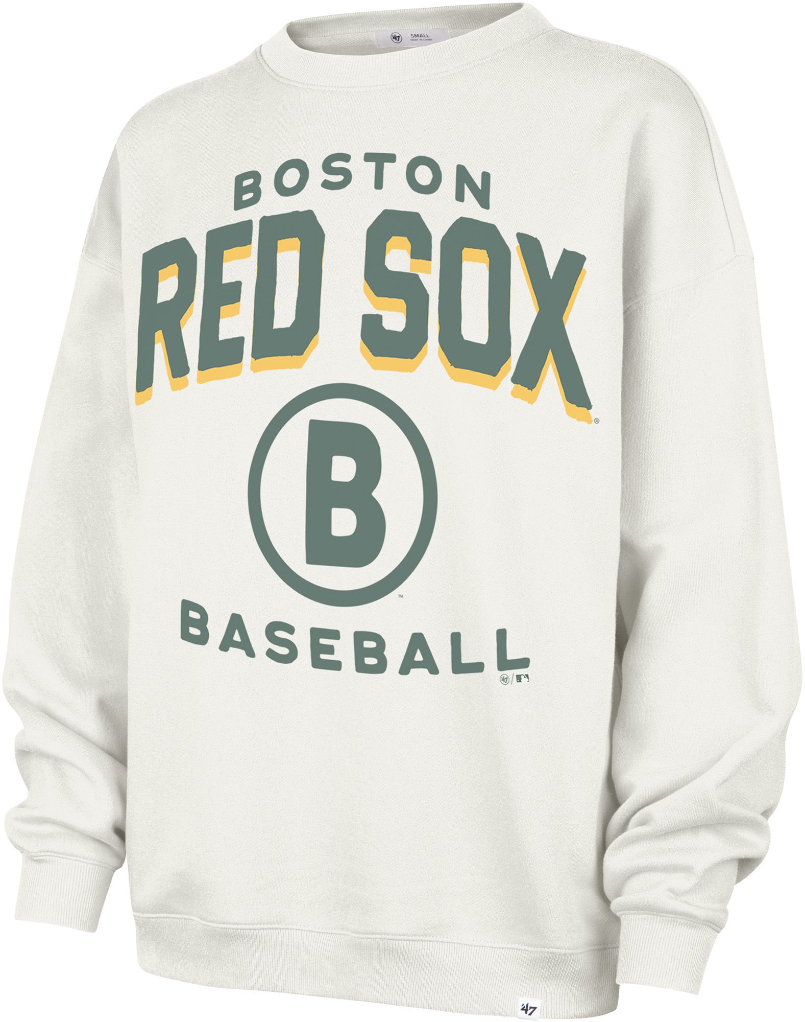 '47 Women's Boston Red Sox City Connect Crewneck Sweatshirt