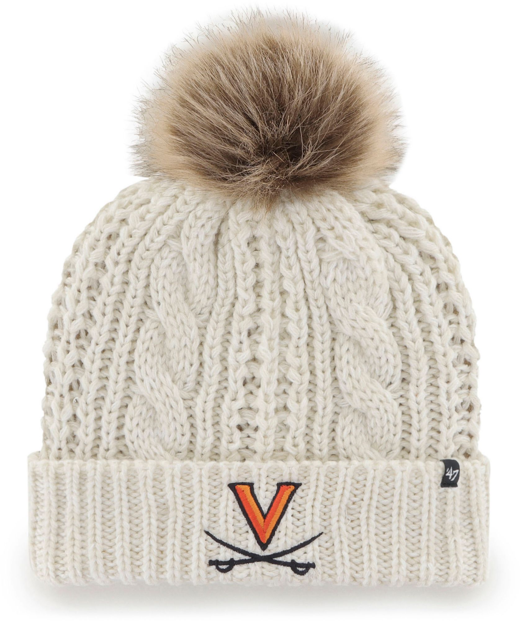 '47 Women's Virginia Cavaliers Meeko Cuffed Knit Pom Beanie