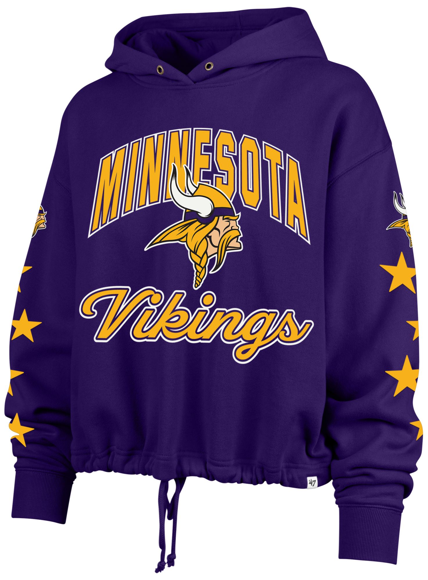 '47 Women's Minnesota Vikings Purple Star Venice Hoodie