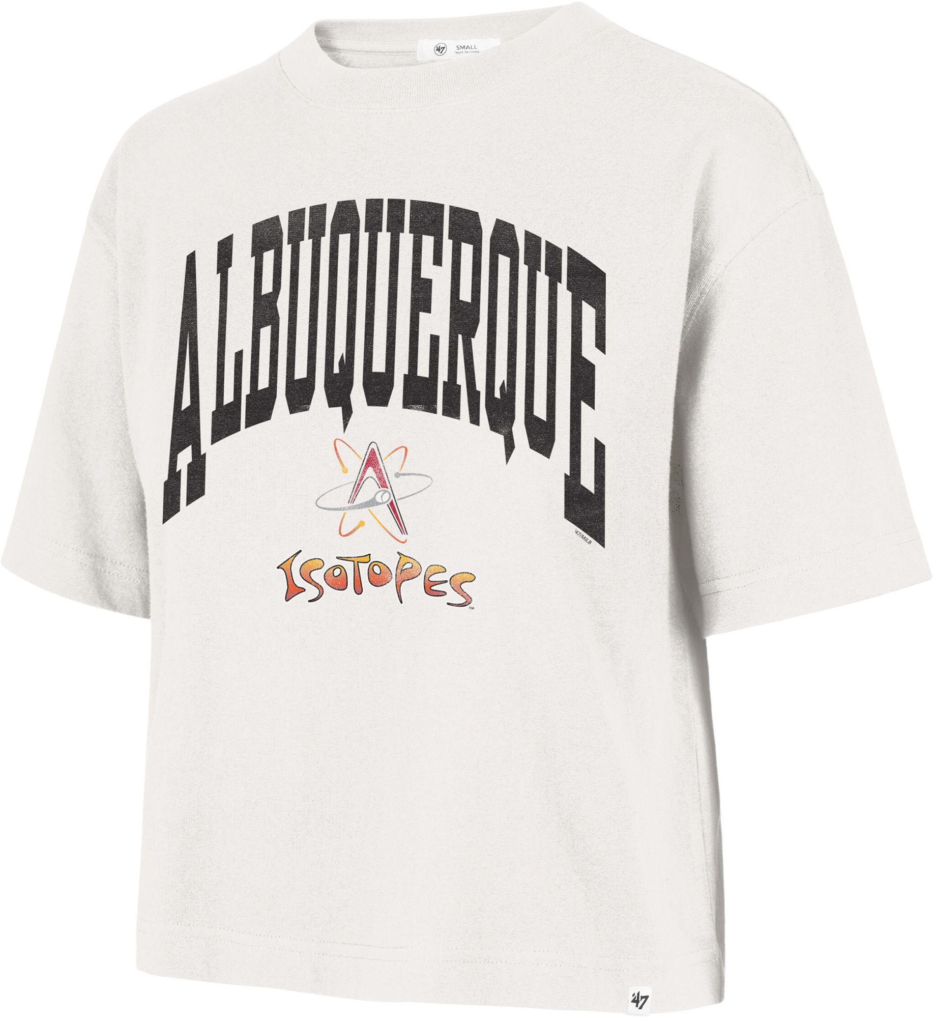 '47 Women's Albuquerque Isotopes Cream Shale City T-Shirt